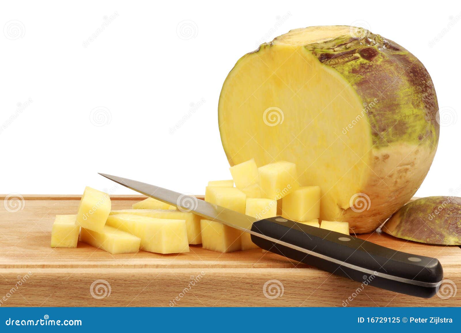 One Fresh Cut Turnip(Brassica Rapa Rapa) Stock Image Image of