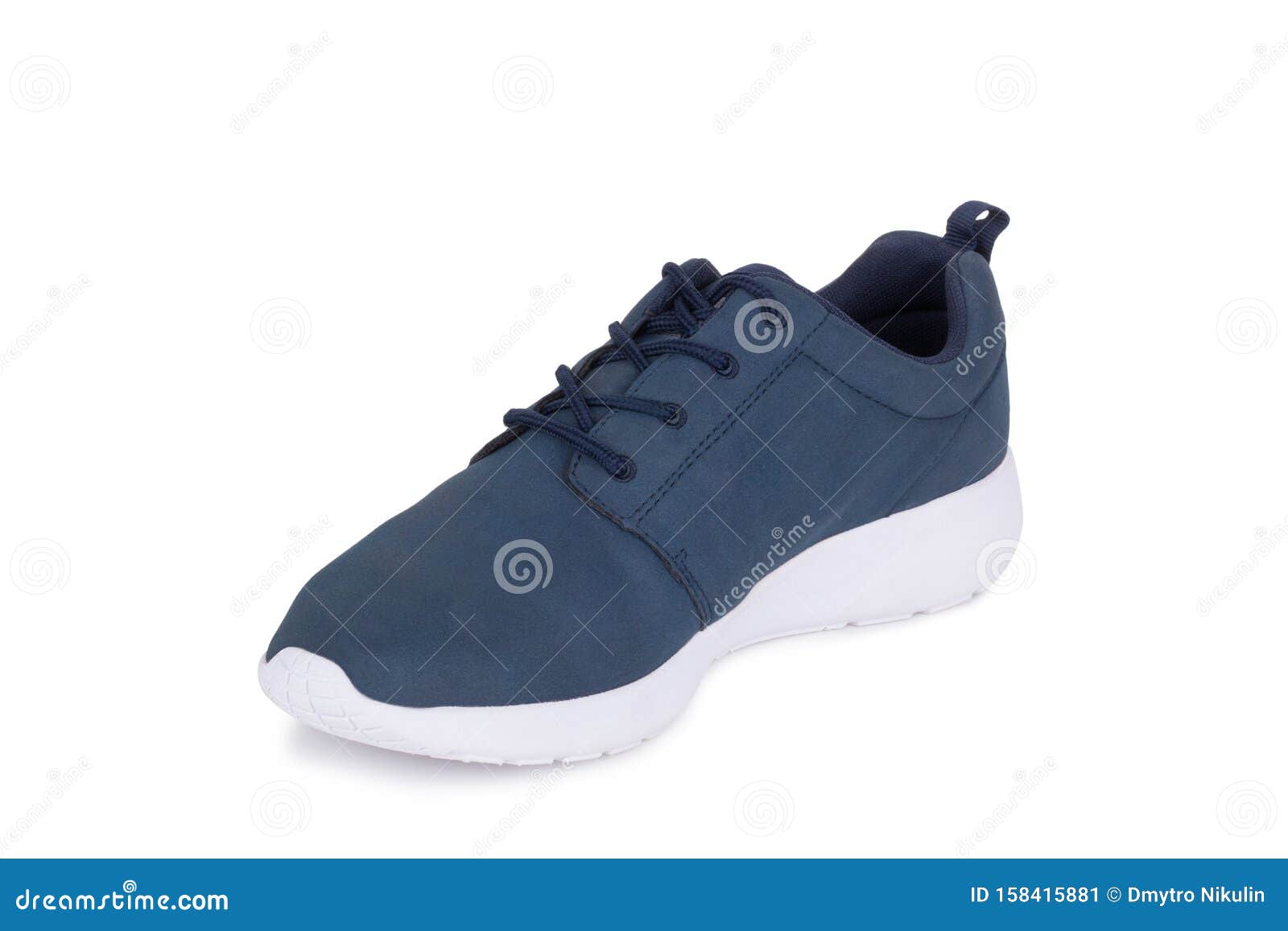 One Graphite Grey Leather Casual Sneakers Shoe Isolated White ...