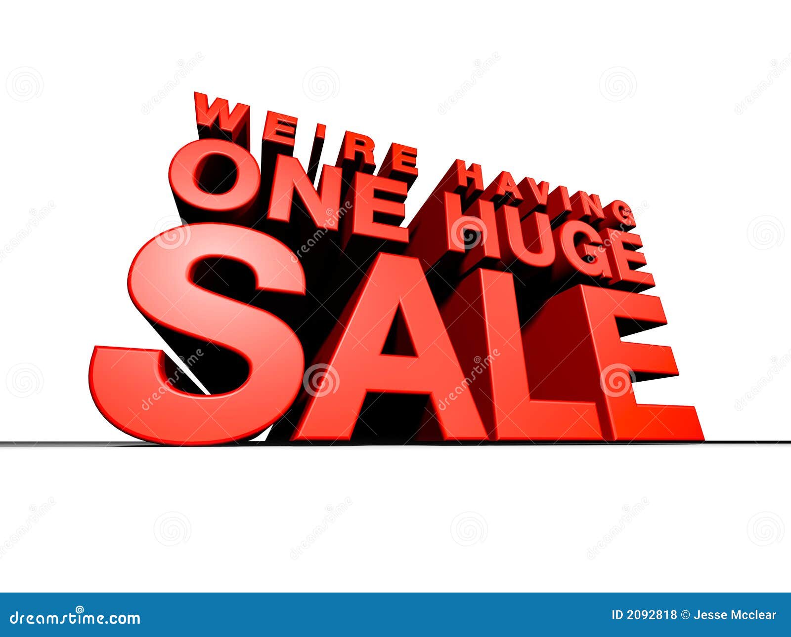 One Huge Sale stock illustration. Illustration of materials 2092818