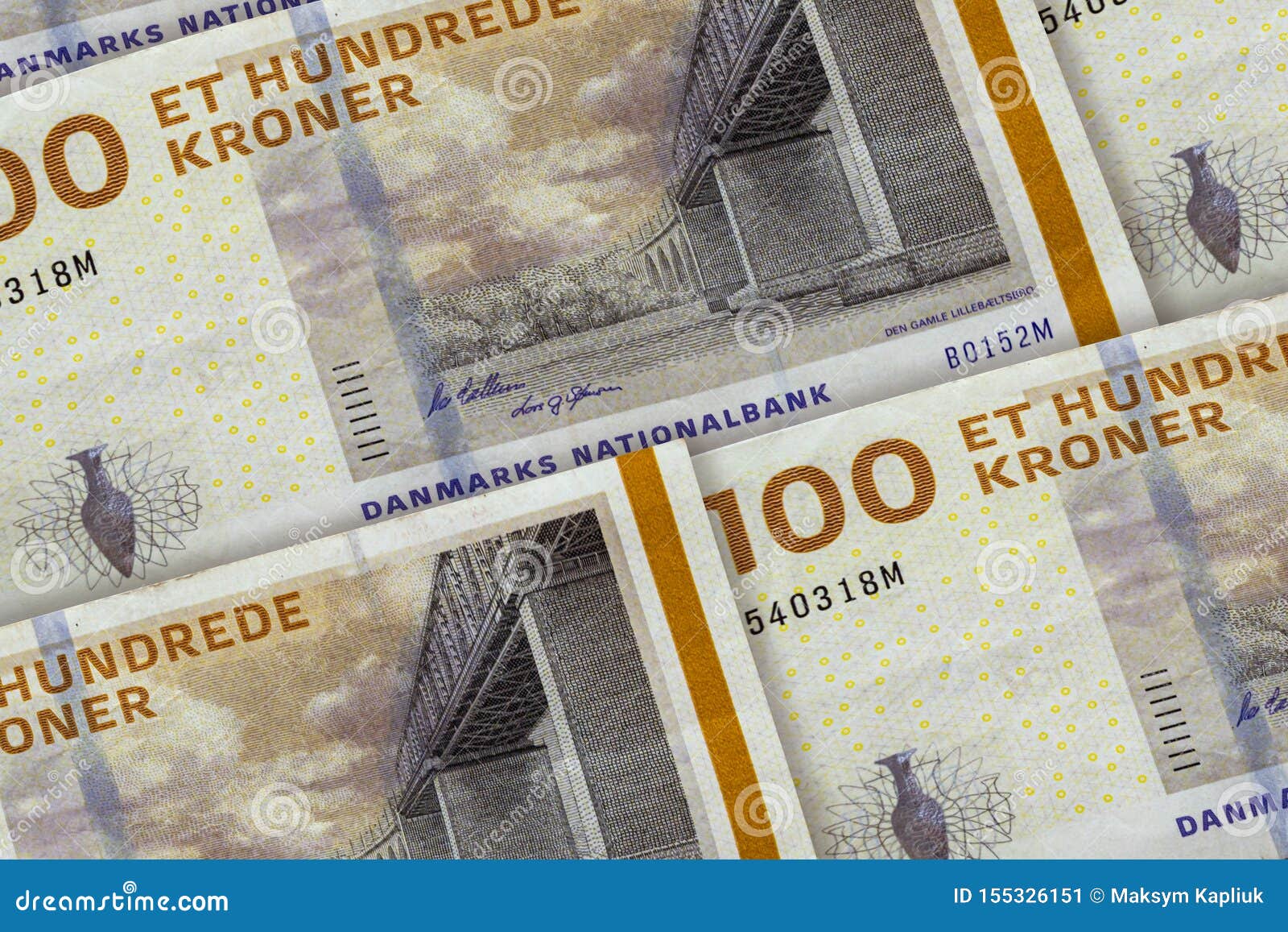 One Hundred Danish Krone Background. Money of Denmark. Et Nundrede Kronor  Stock Image - Image of market, finance: 155326151