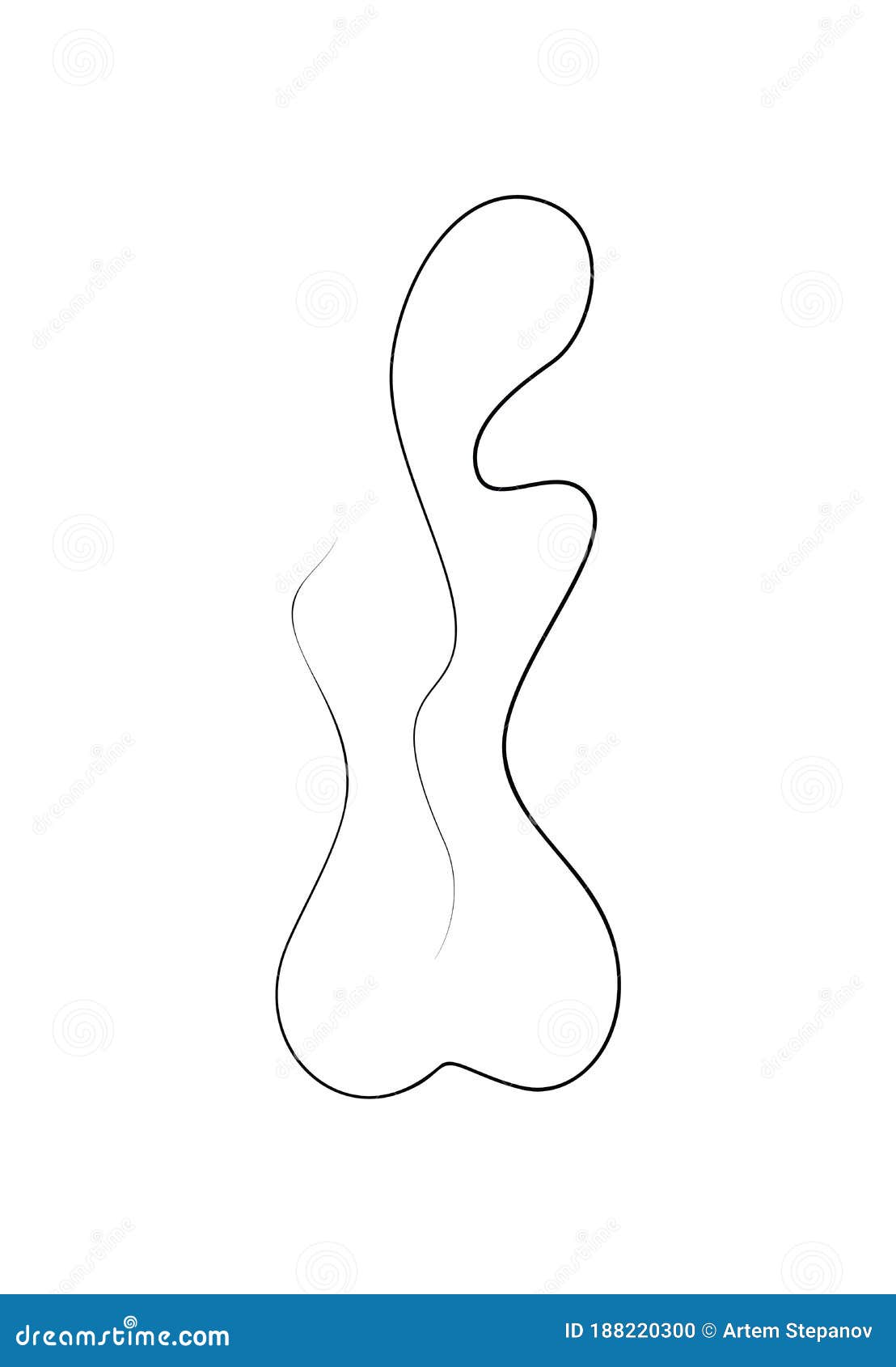 Nude Girl Plus Size Figure Body Positive Seamless Pattern Drawn Female Body Lines Seamless Pattern One Line Art Silhouette Art