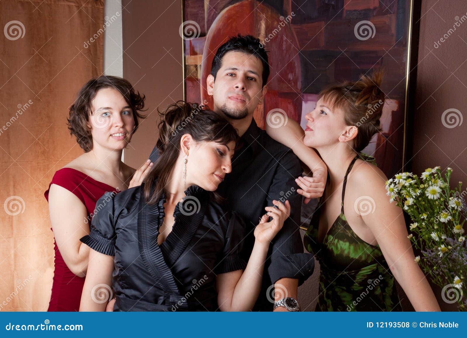 One lucky guy stock photo. Image of attraction, style 