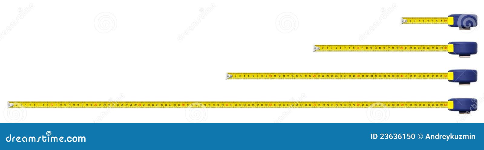 one meter metal measure tape