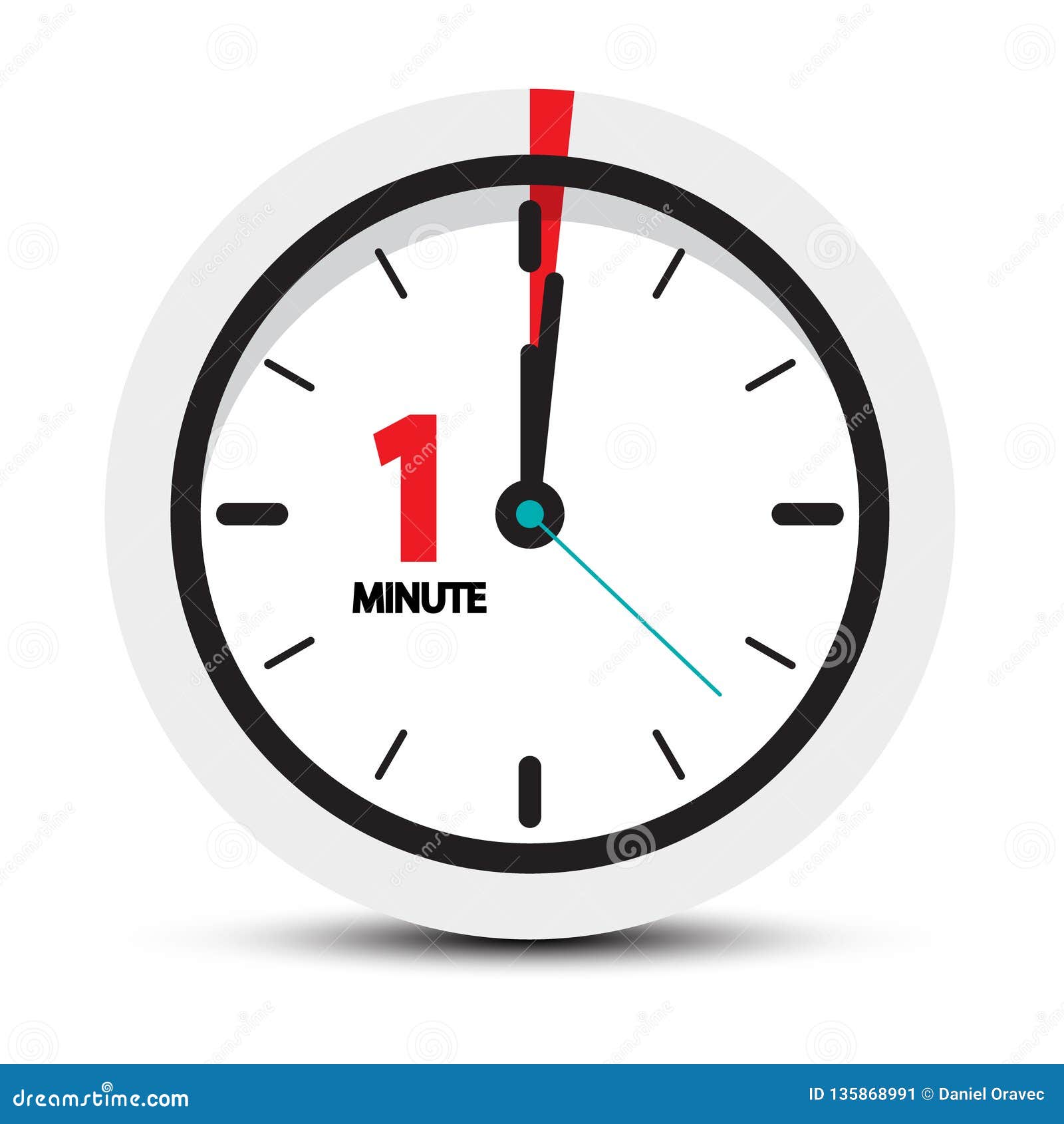 one minute clock icon