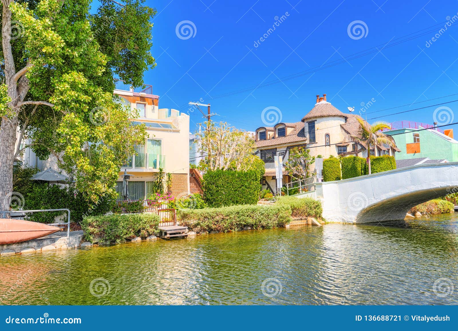 one of the most beautiful district of los angeles - is venice. california