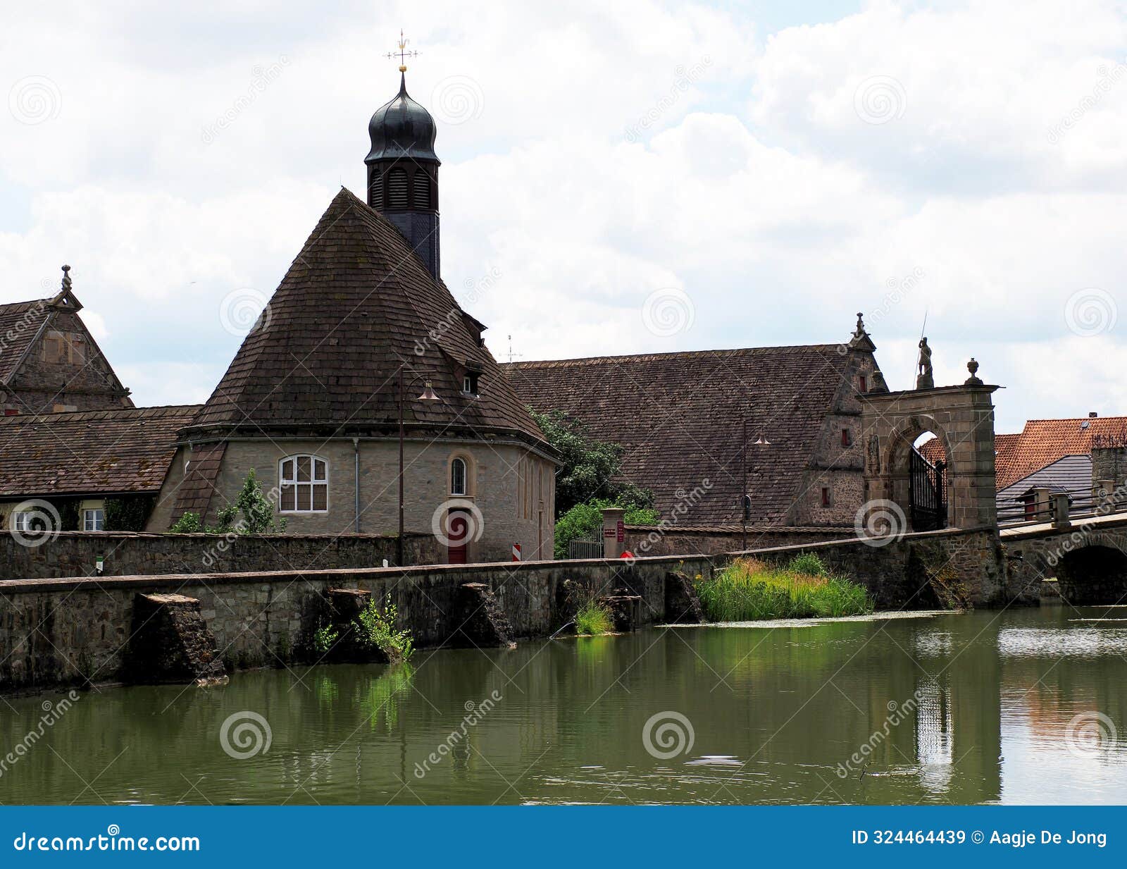 hÃ¤melschenburg castle church between hameln and bad pyrmont in germany