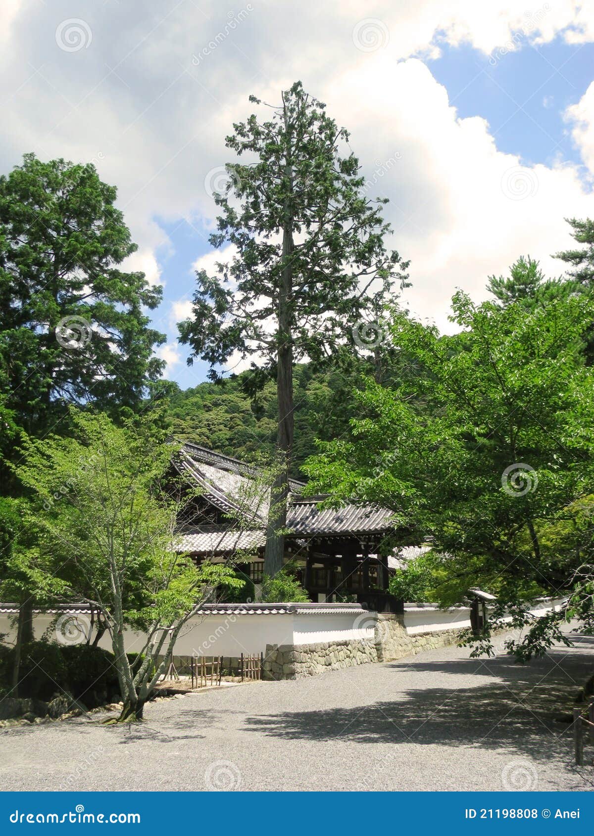 One of the Nanzenji Temple buildings. One of the buildings in the Zen rock garden at Nanzenji Temple, Kyoto - Japan.