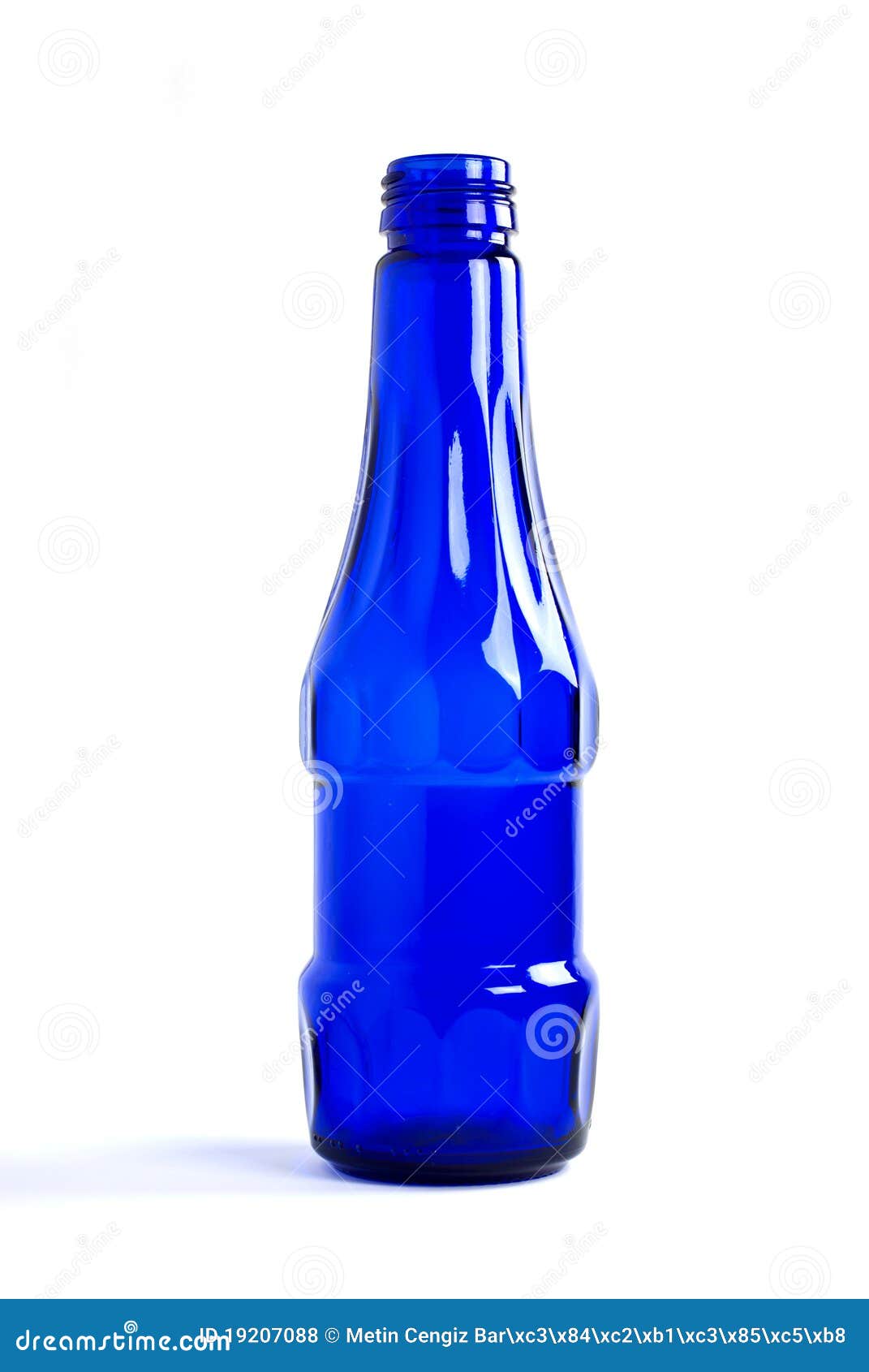 One navy blue soda Bottle stock photo. Image of background 19207088