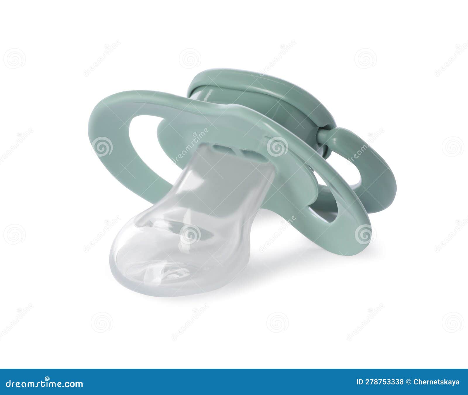 One New Baby Pacifier Isolated on White Stock Photo Image of baby