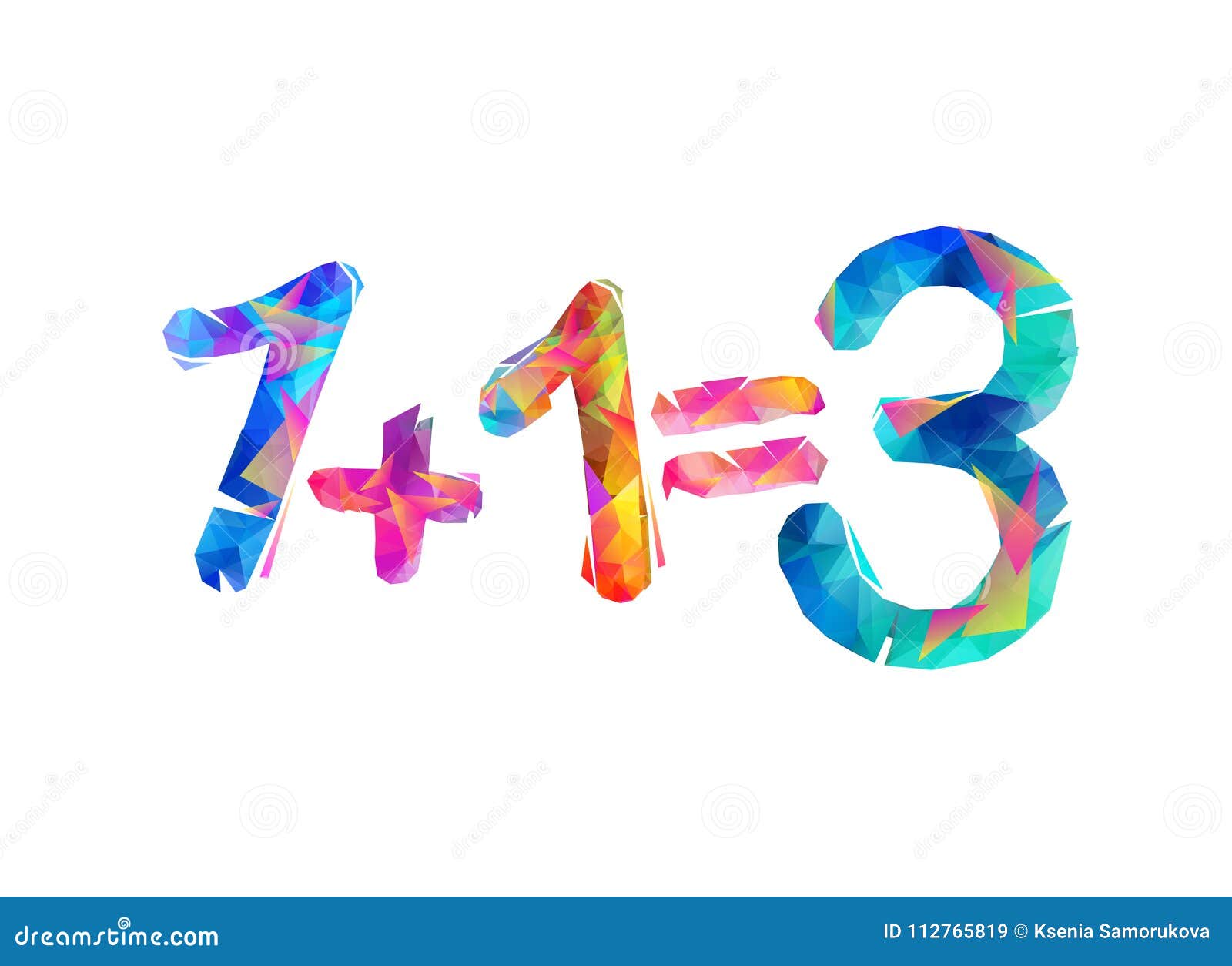 1 2 equals 3