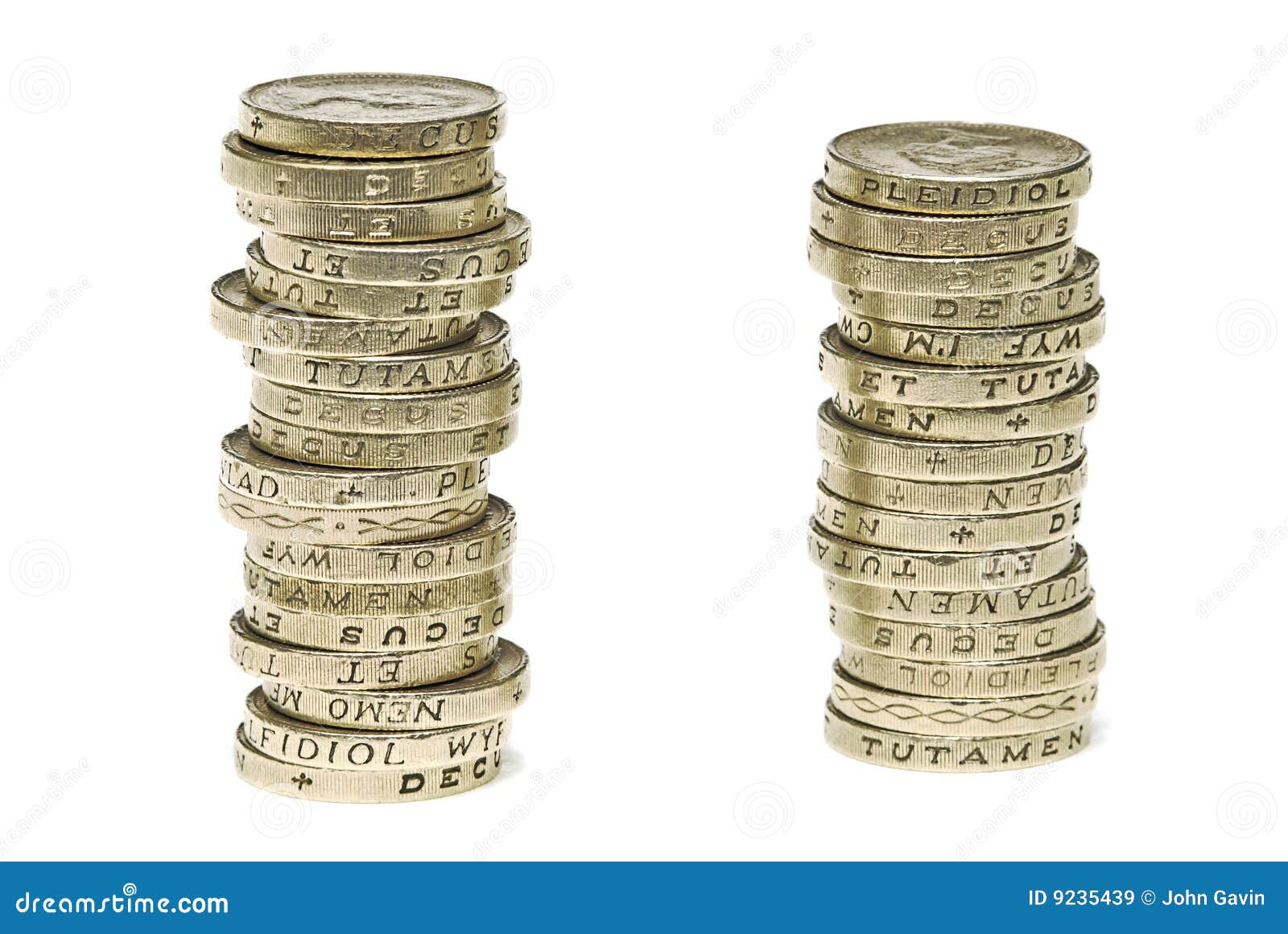 one pound coins