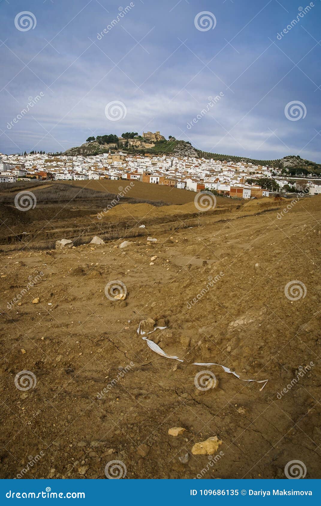 one of `pueblos blancos` espera in andalucia in spain