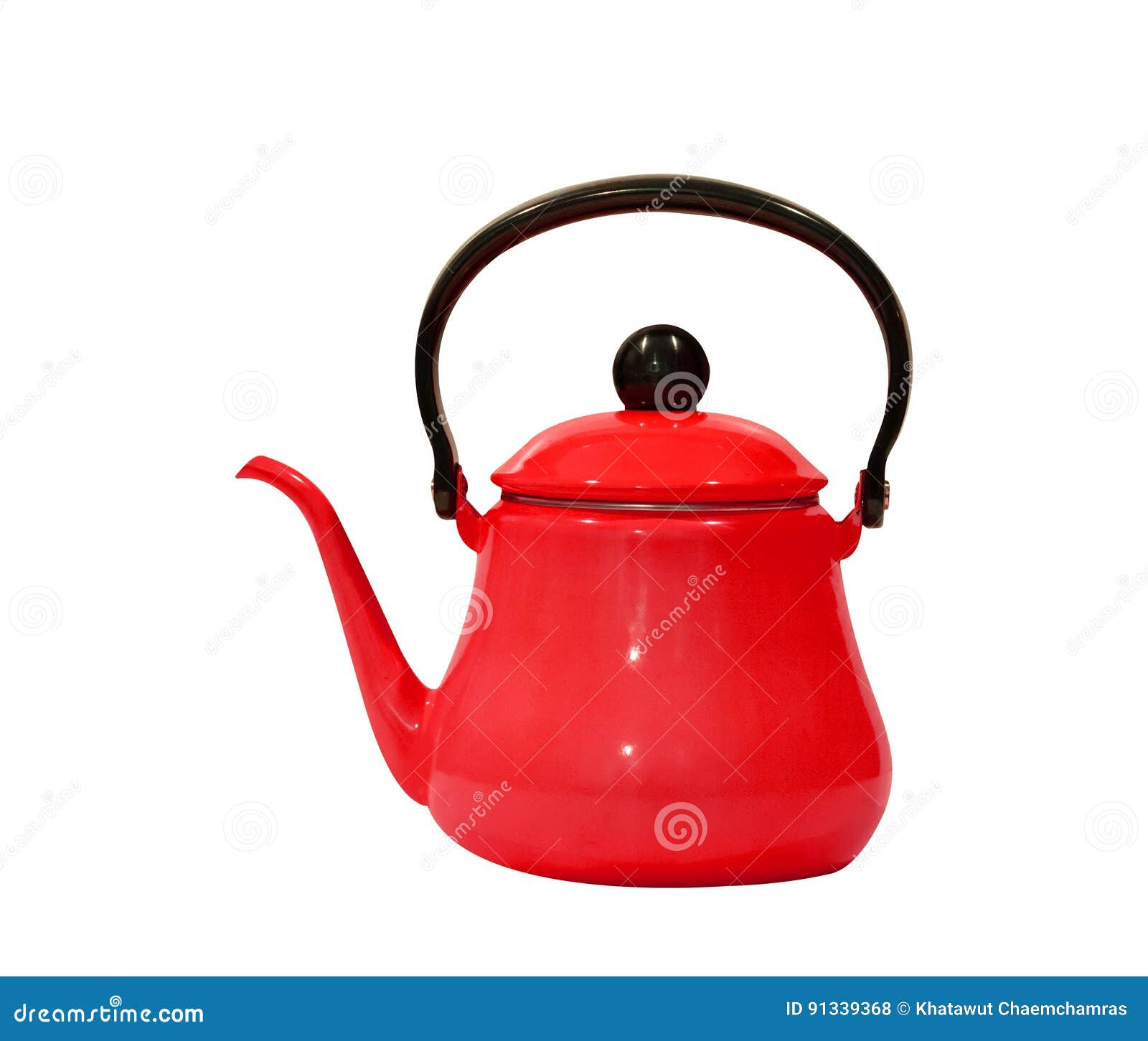 One red old tea kettle stock photo. Image of retro, copy 91339368