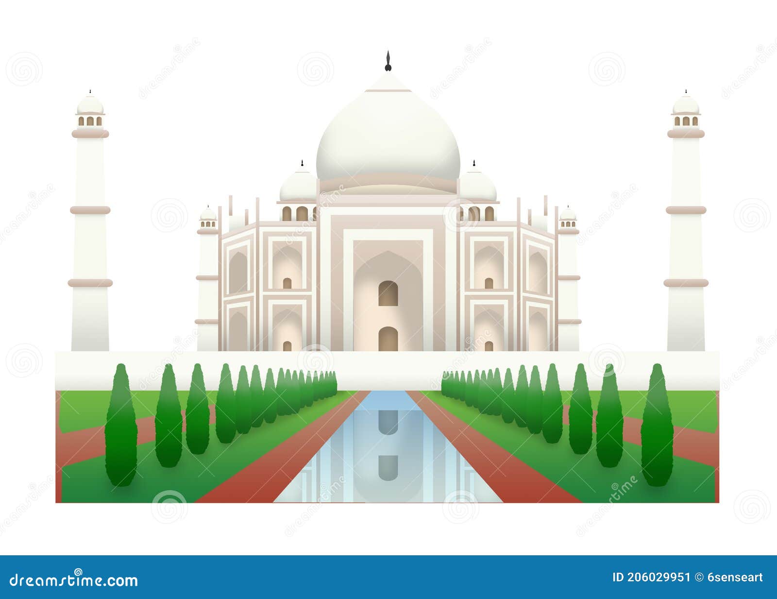 Taj Mahal Draw Stock Illustrations – 76 Taj Mahal Draw Stock Illustrations,  Vectors & Clipart - Dreamstime