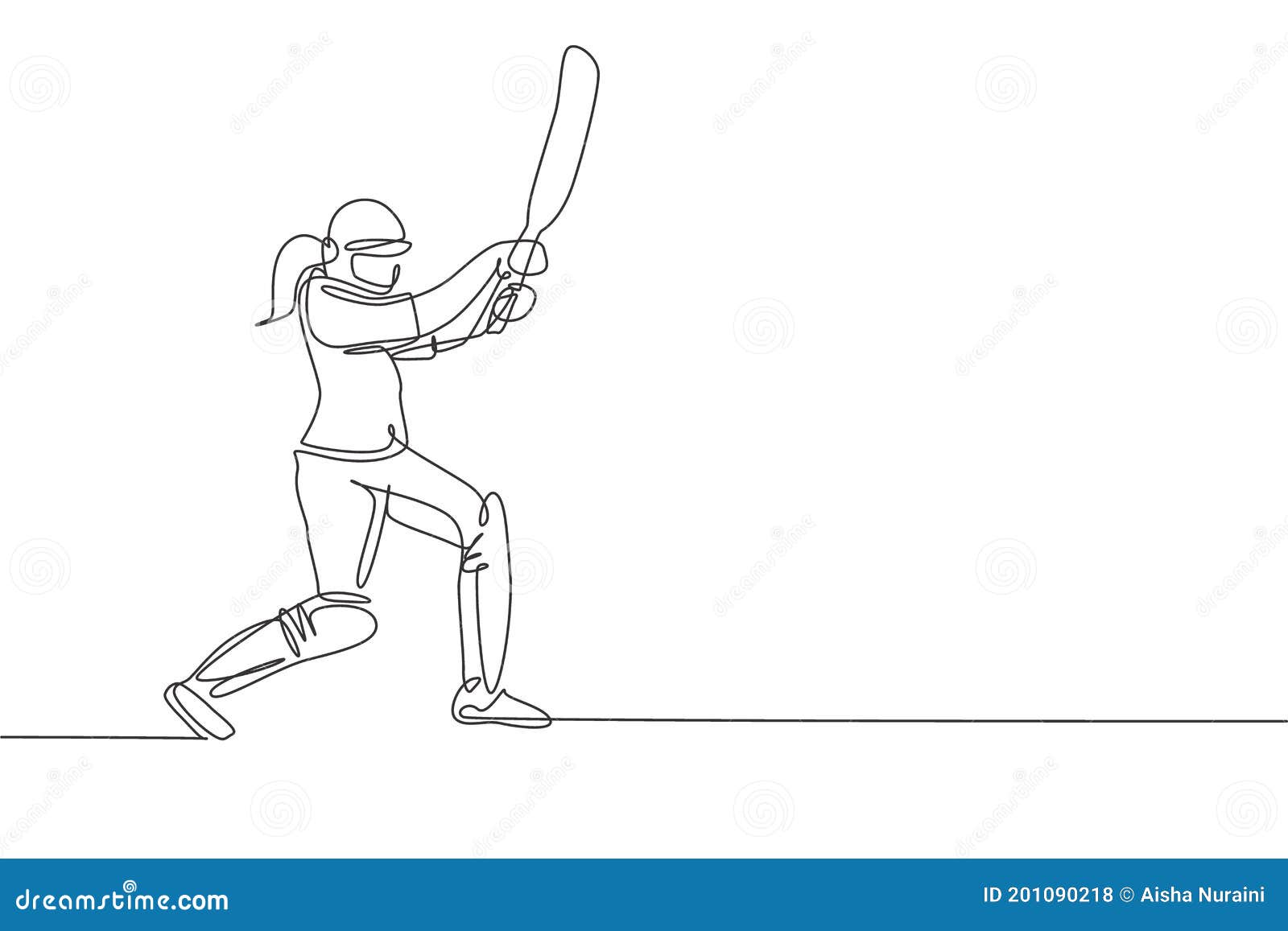 Vector illustration of a cricket player standing with bat. Beautiful sport  themed poster. Team game, summer sport… | Vector illustration, Sports  theme, Illustration