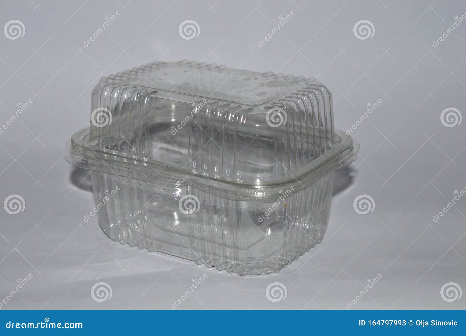 Small Transparent Plastic Box Stock Image - Image of small, plastic:  164797993