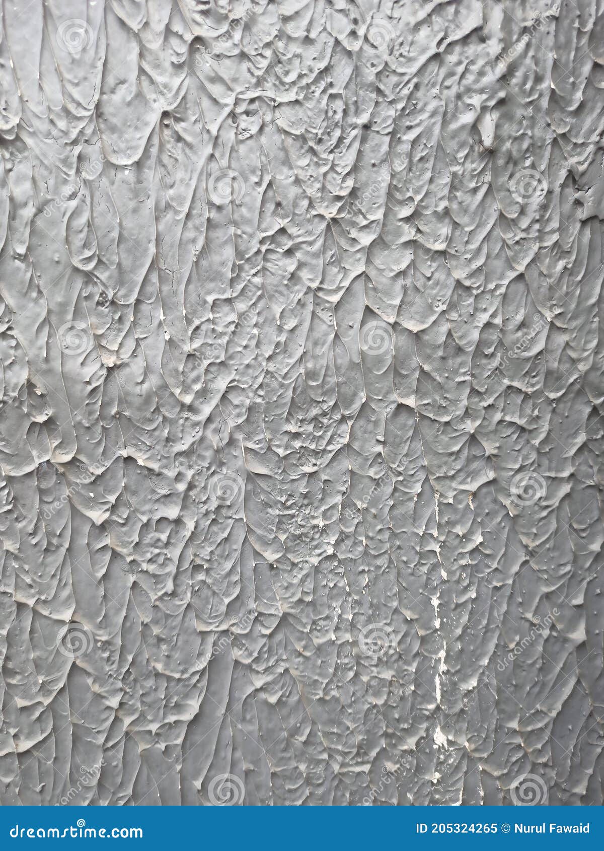 One of the Techniques of Painting the Walls of the House Stock Image