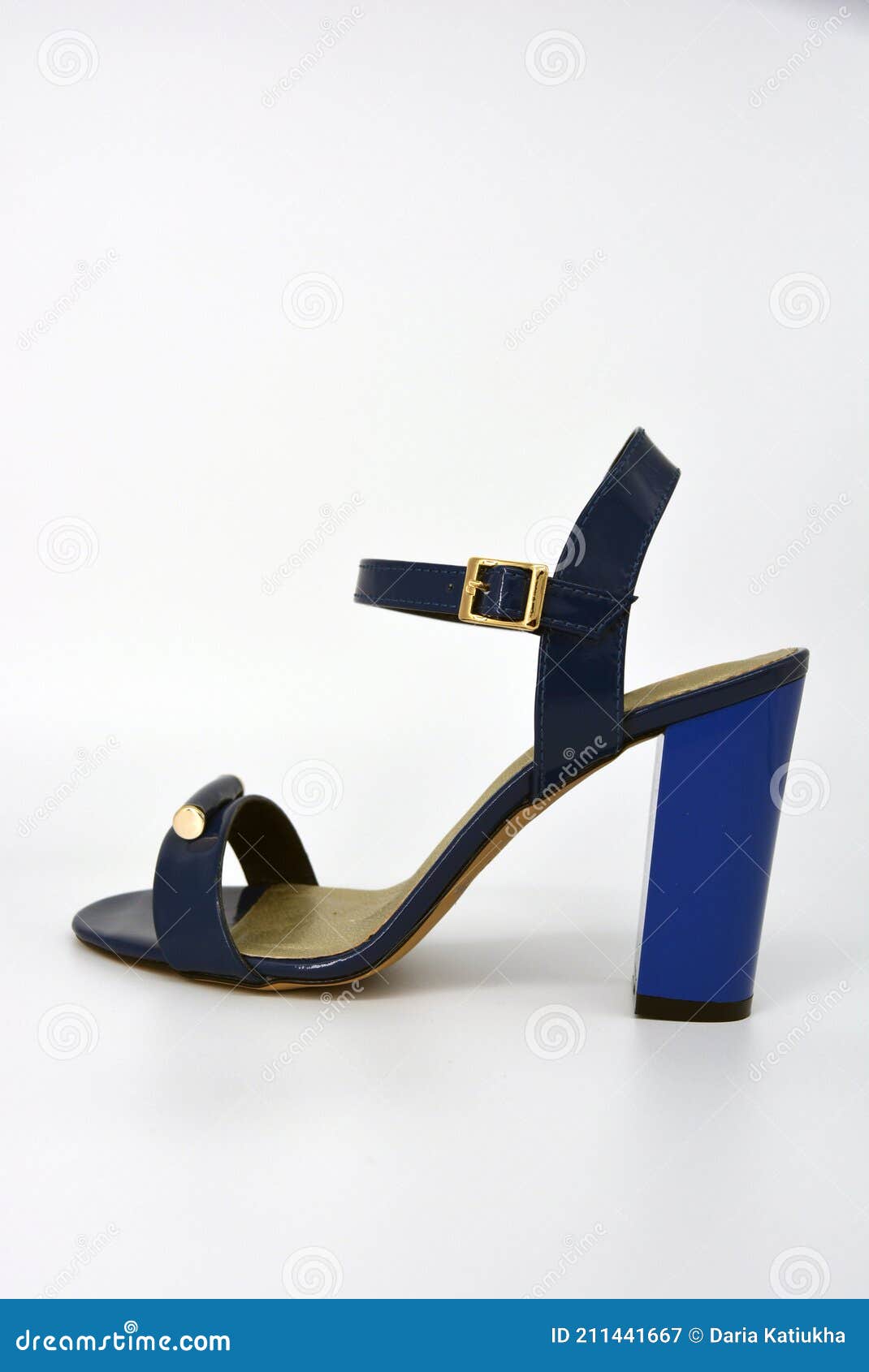 Valentino Navy Blue /Gold Suede and Leather Embellished Pumps Size 37 -  ShopStyle