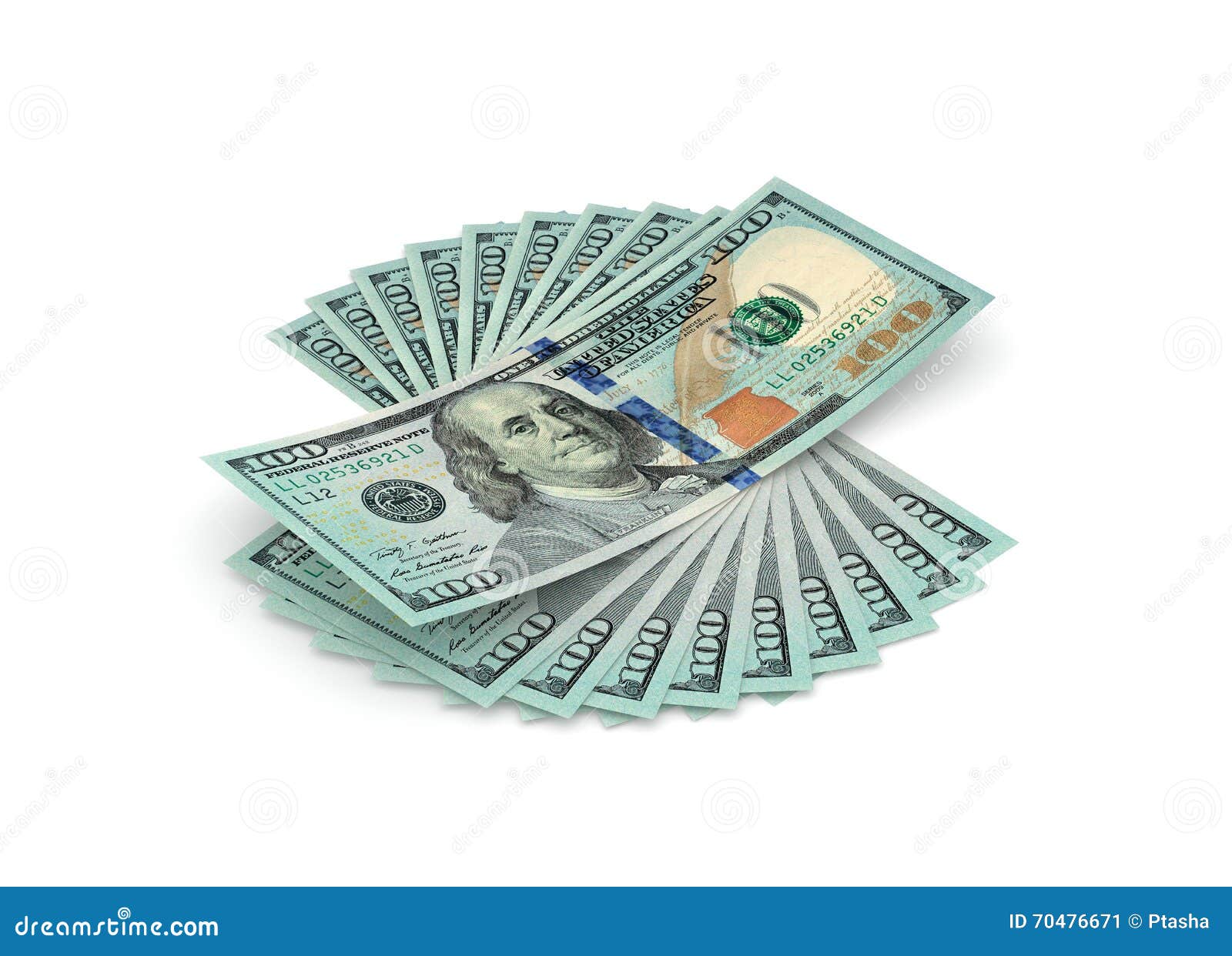 One thousand dollars Royalty Free Vector Image