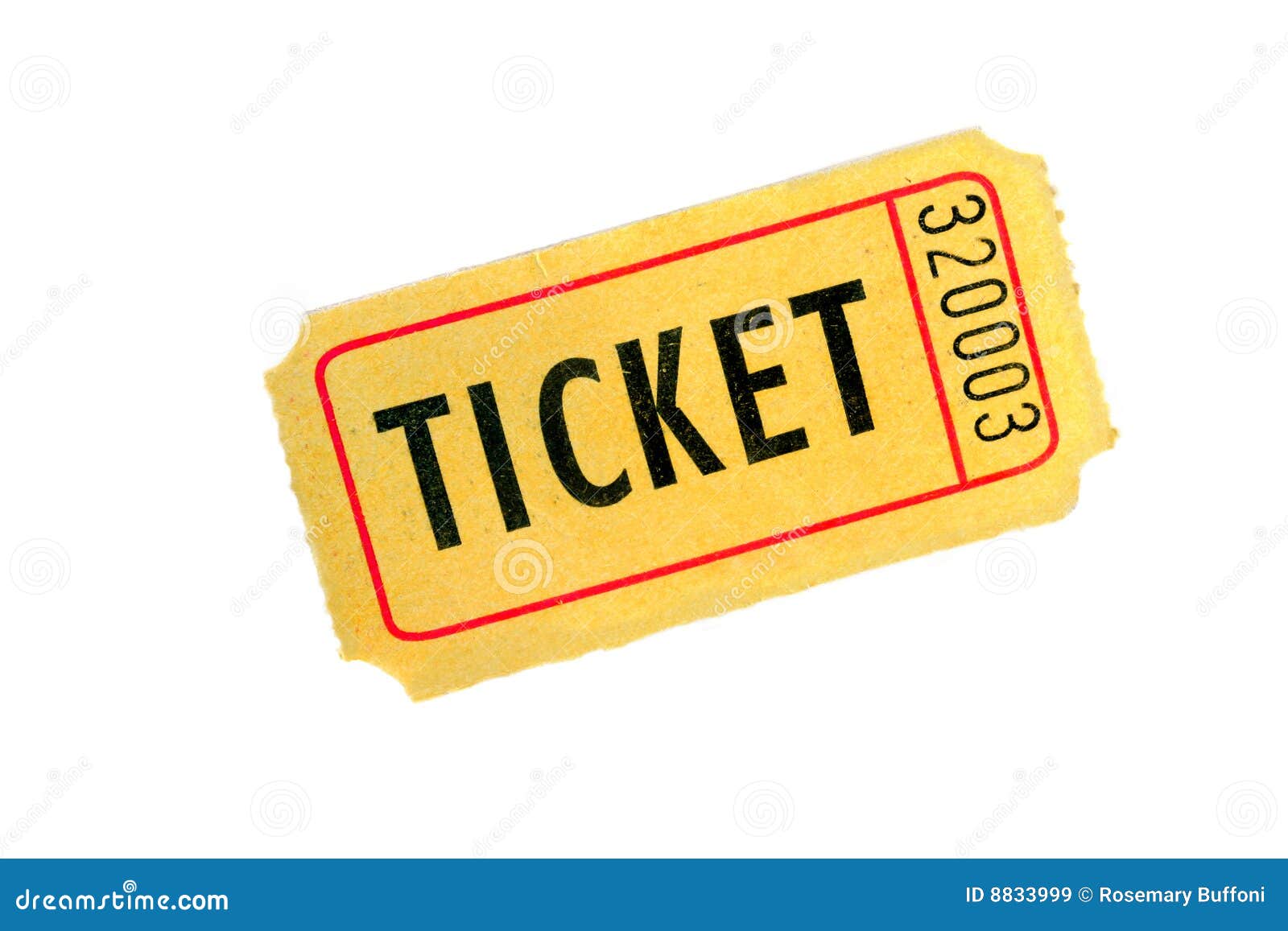 yellow ticket clipart - photo #42