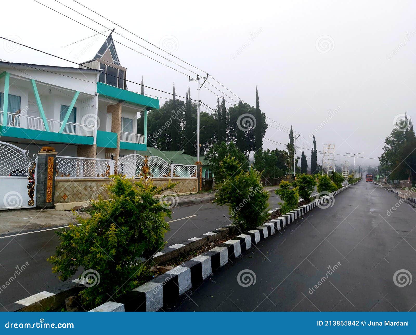 satar tacik street in ruteng, city, flores, ntt, indonesia