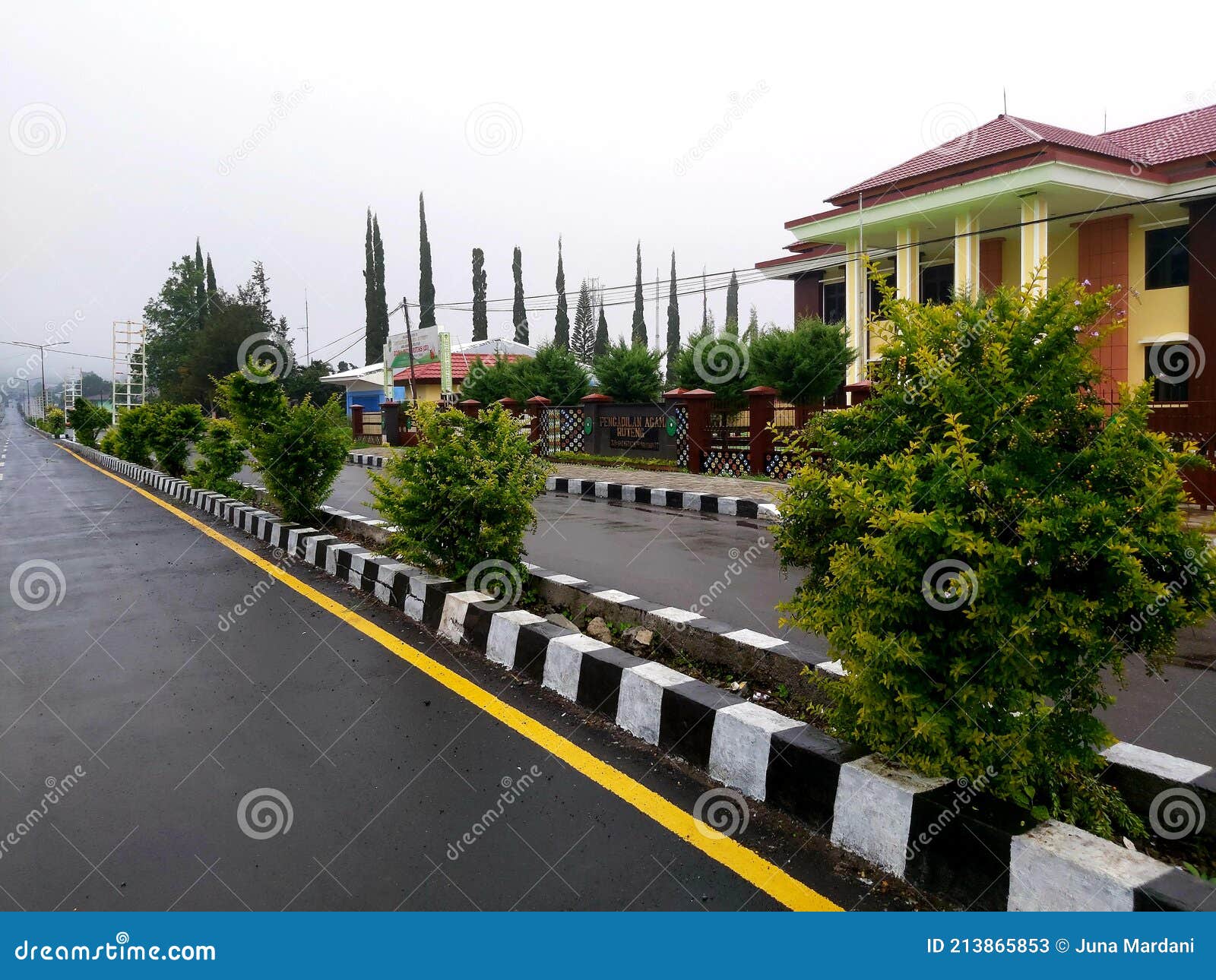 satar tacik street in ruteng, city, flores, ntt, indonesia