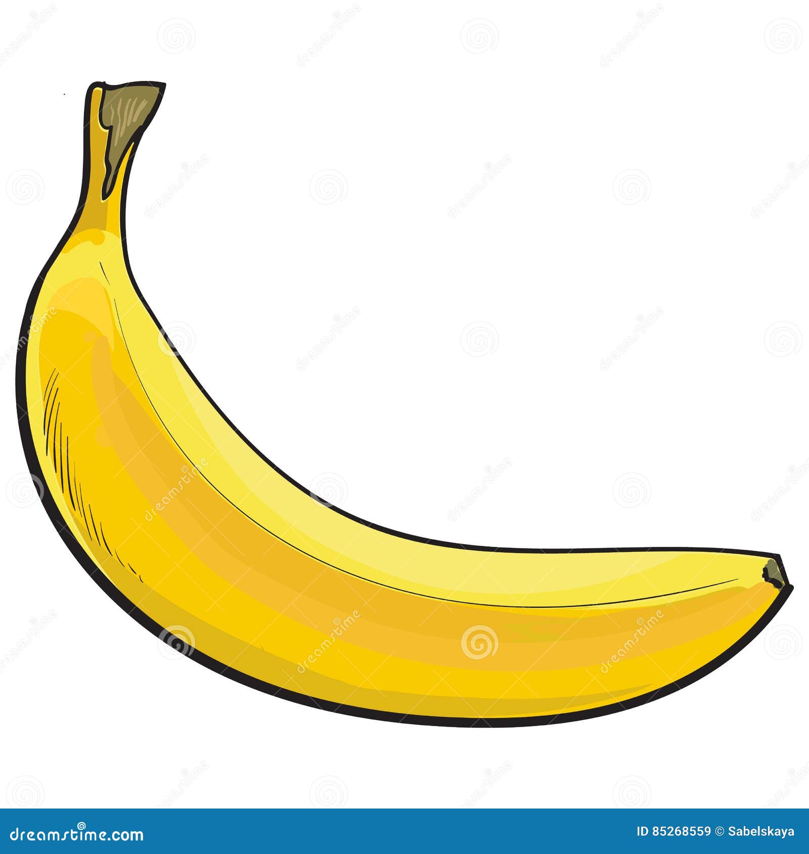 How to Draw a Banana for Kids - How to Draw Easy