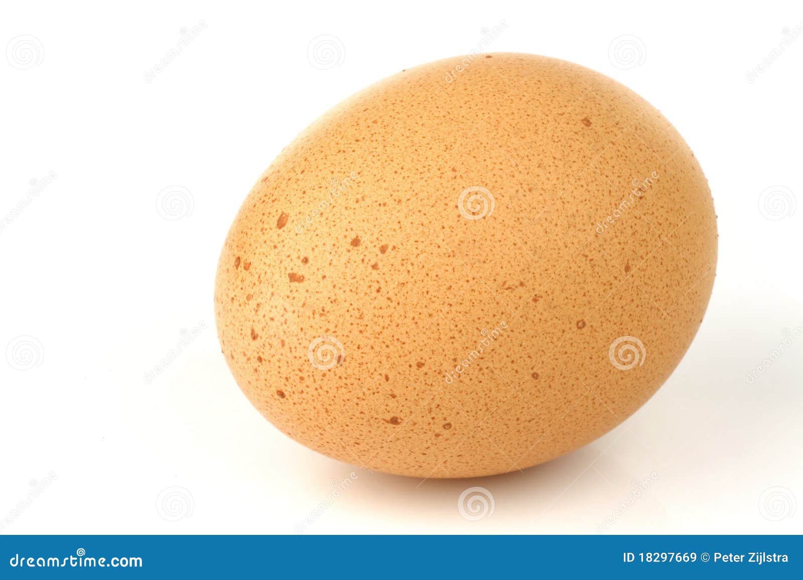 One whole brown egg stock image. Image of produce, breakfast 18297669