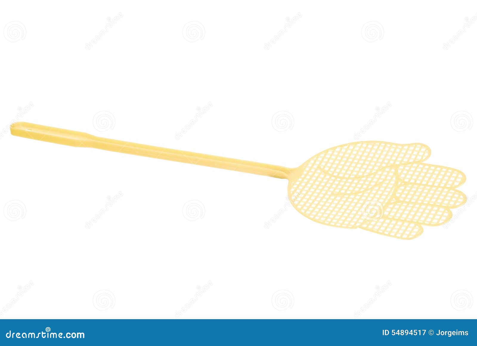 One yellow fly swatter stock image. Image of stick, swatter 54894517
