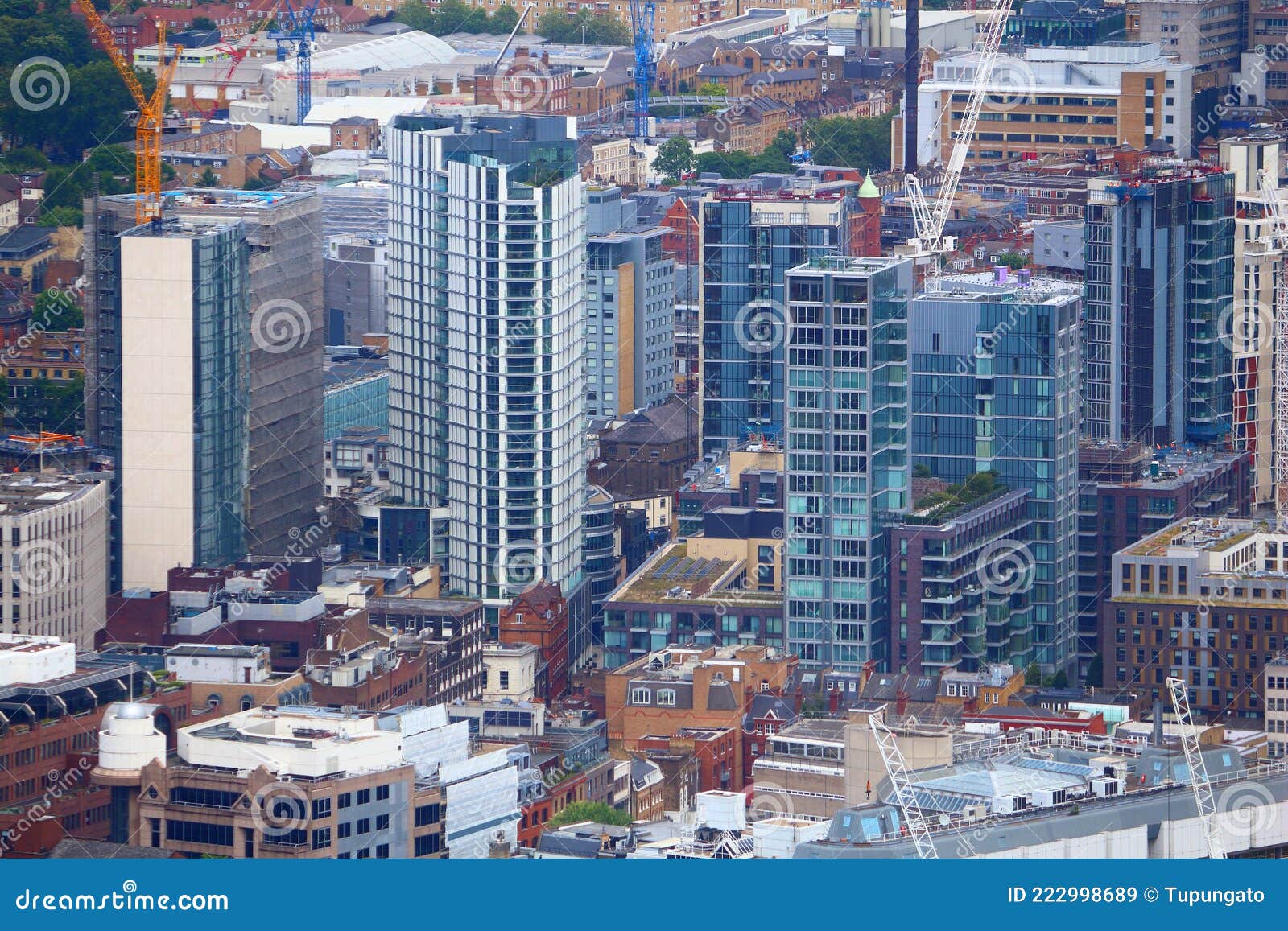 Ongoing Development in Whitechapel, London Stock Image Image of