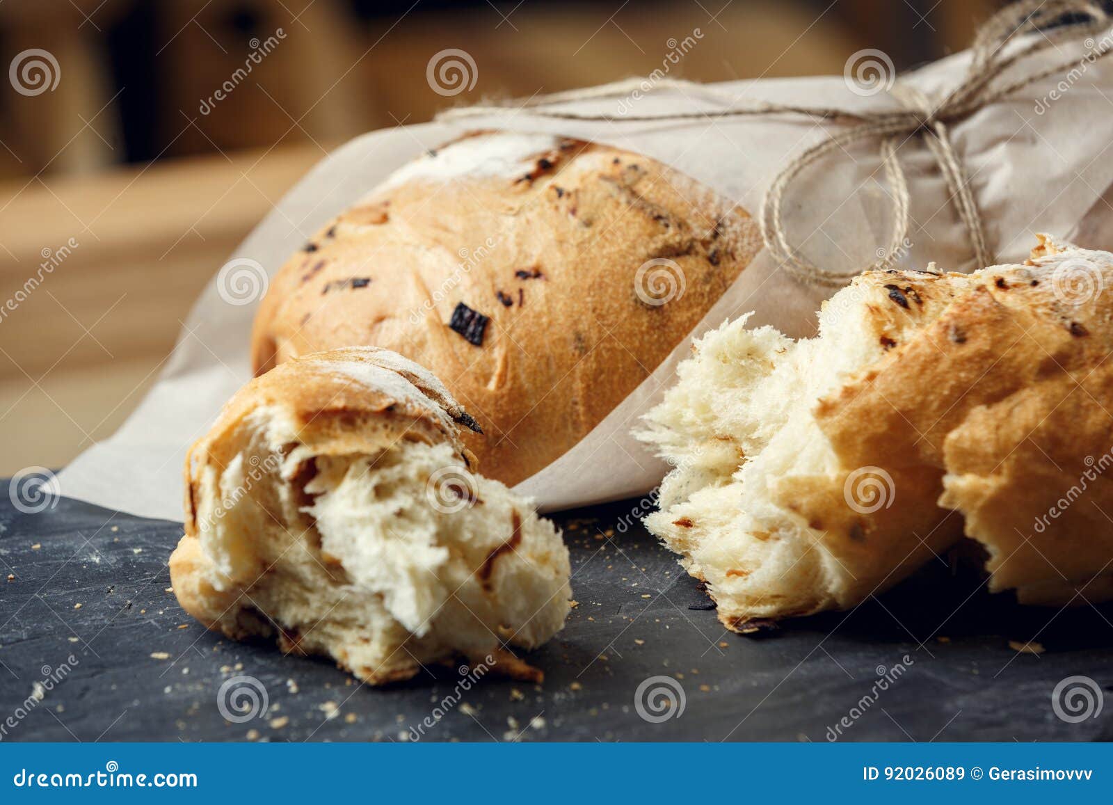 Onion bread loaf stock image. Image of onion, tray, food 92026089