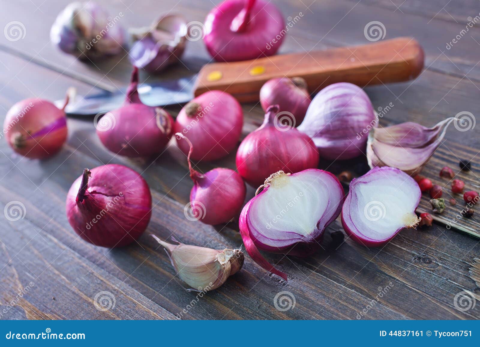 Onion and garlic stock image. Image of garlic, onion 44837161