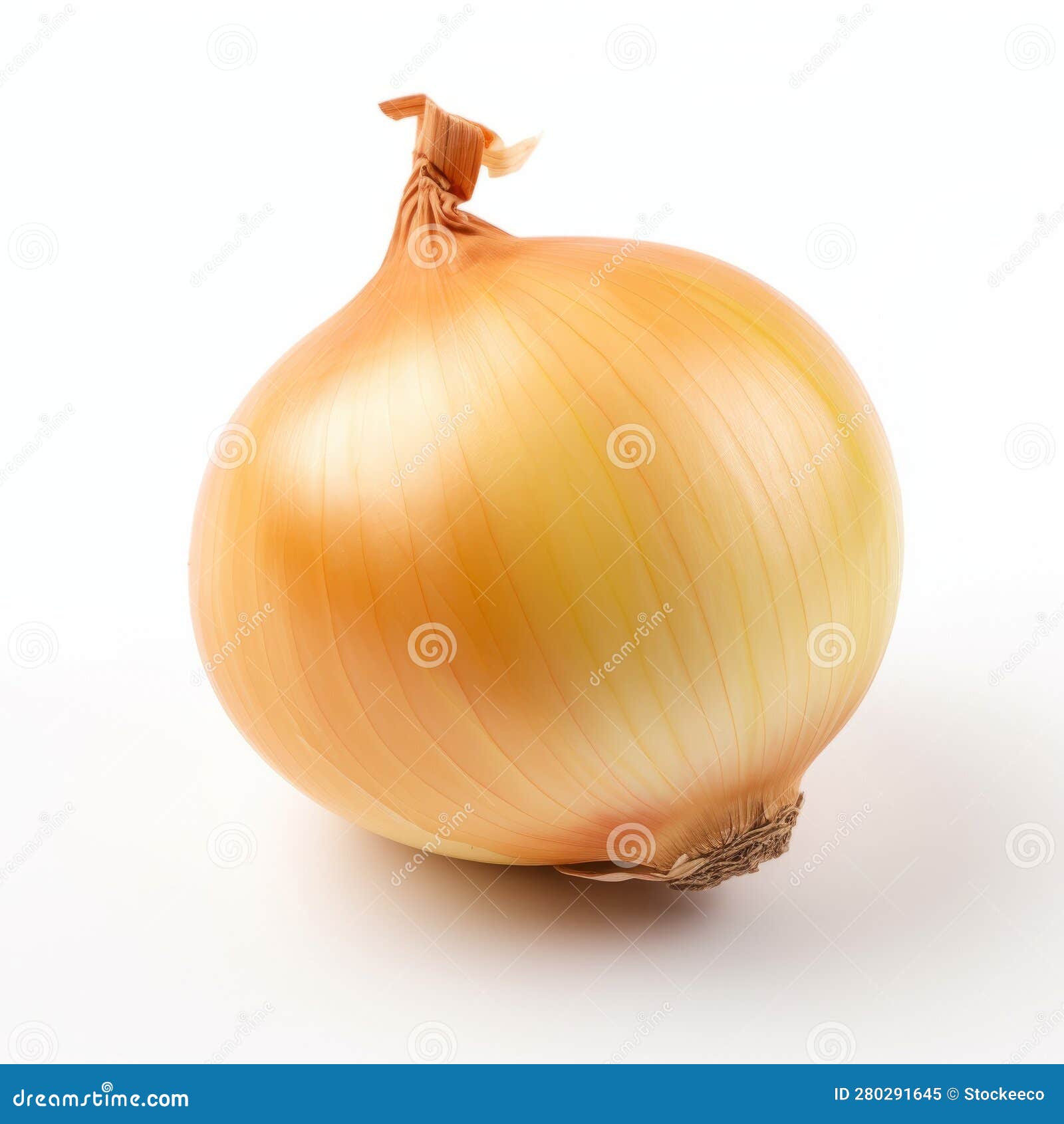 simplified onion on white surface in alex ross style
