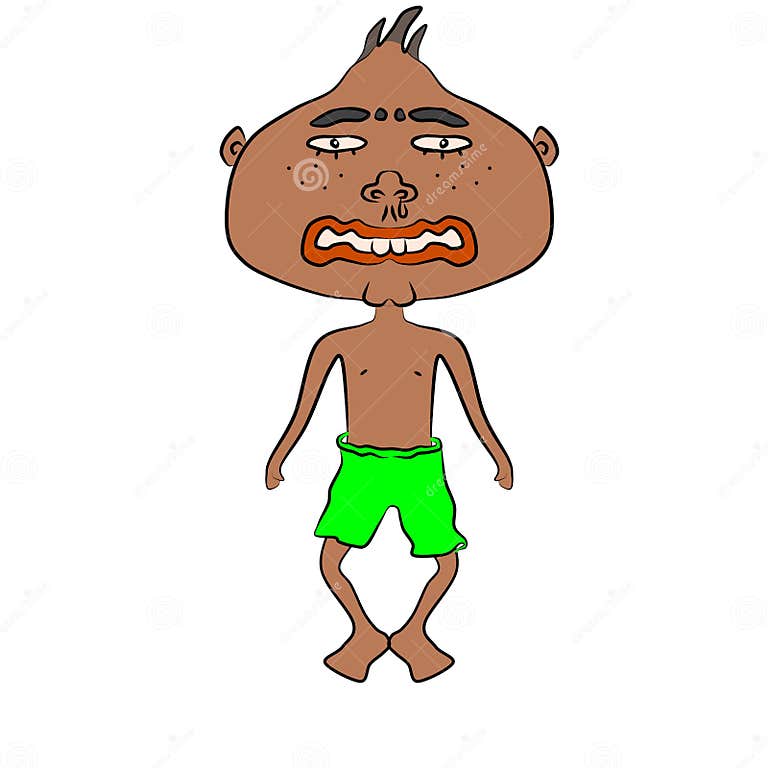 Onion head stock illustration. Illustration of cartoon 257050409