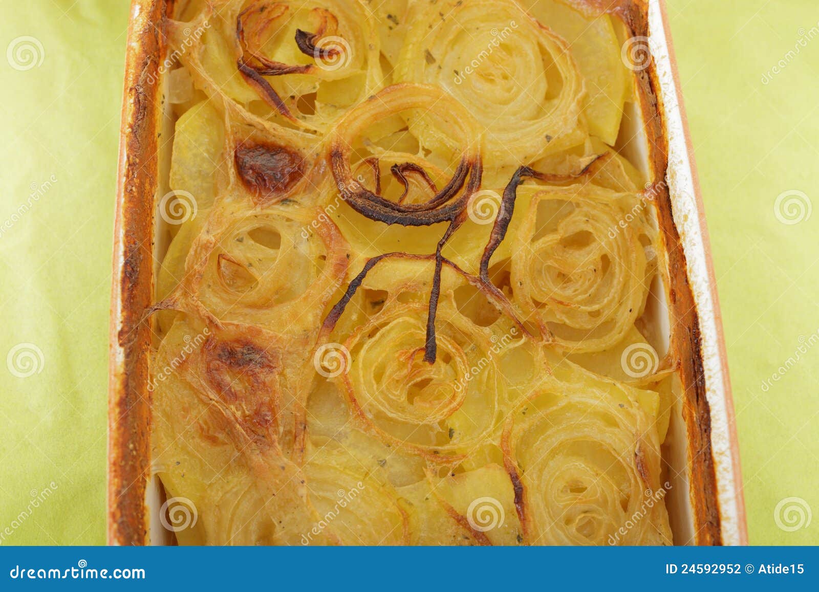 Onion potato bake stock photo. Image of potato, meal 24592952