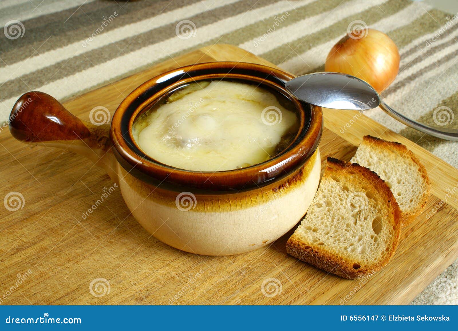 Onion soup stock image. Image of vegetable, horizontal 6556147