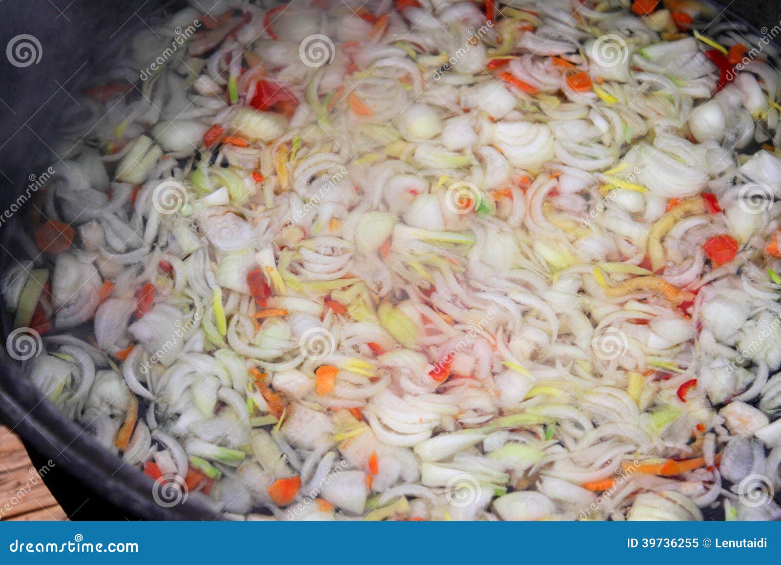 Onion soup with vegetables stock image. Image of healthy 39736255