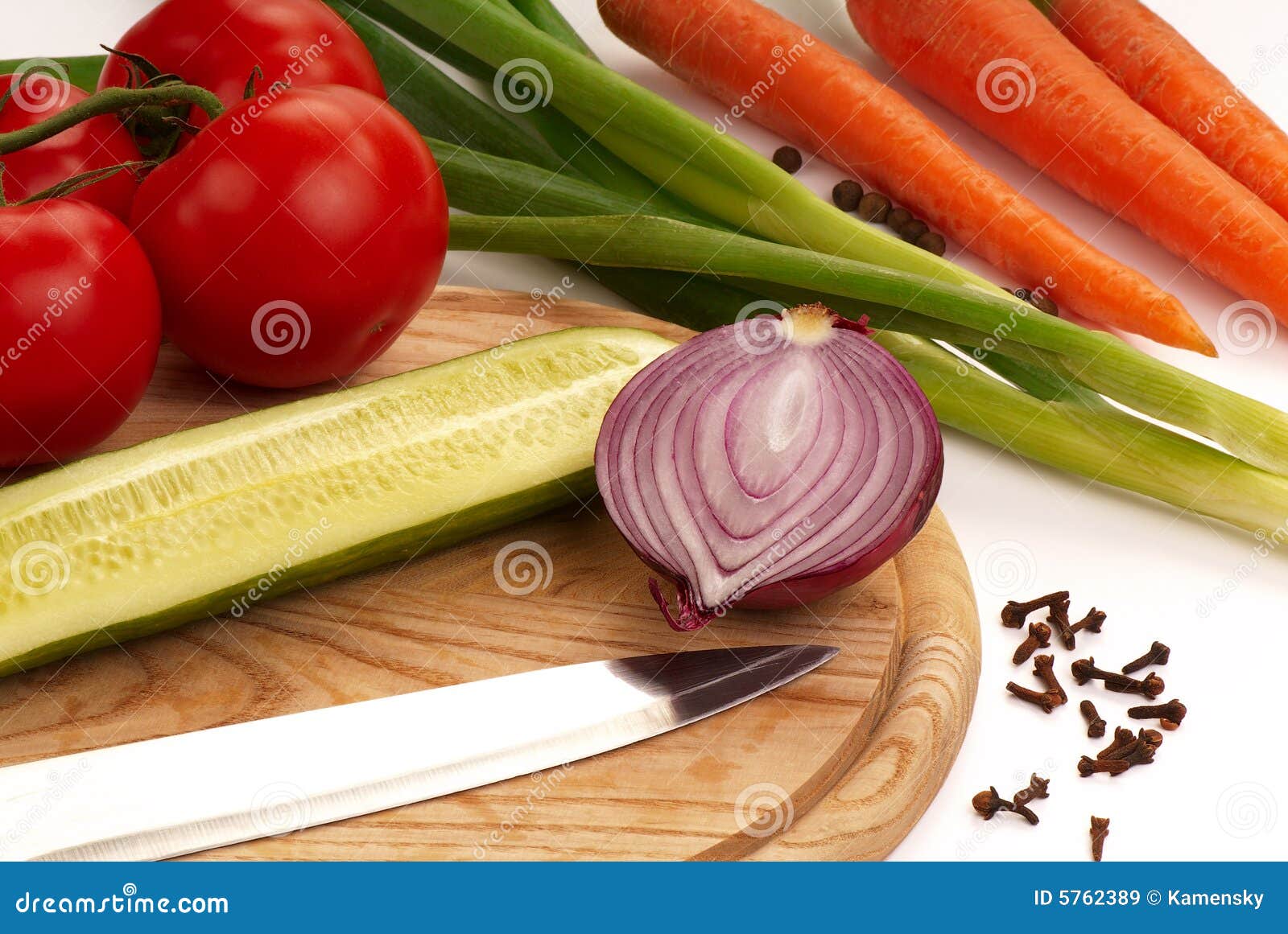 Onion, Tomato, Carrots, Spices Stock Image Image of seasonings