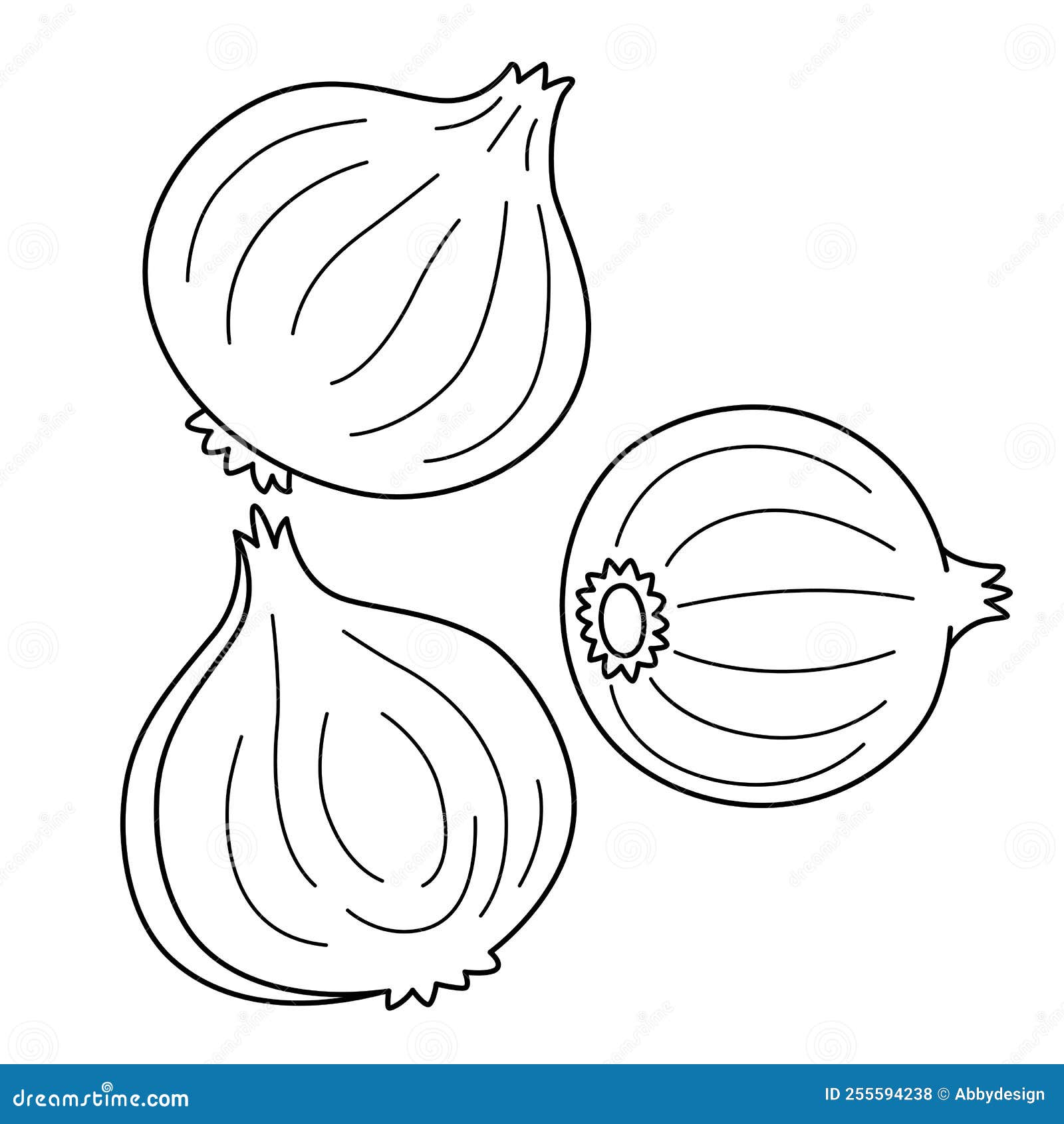Draw a picture of onion//how to make a drawing onion - YouTube