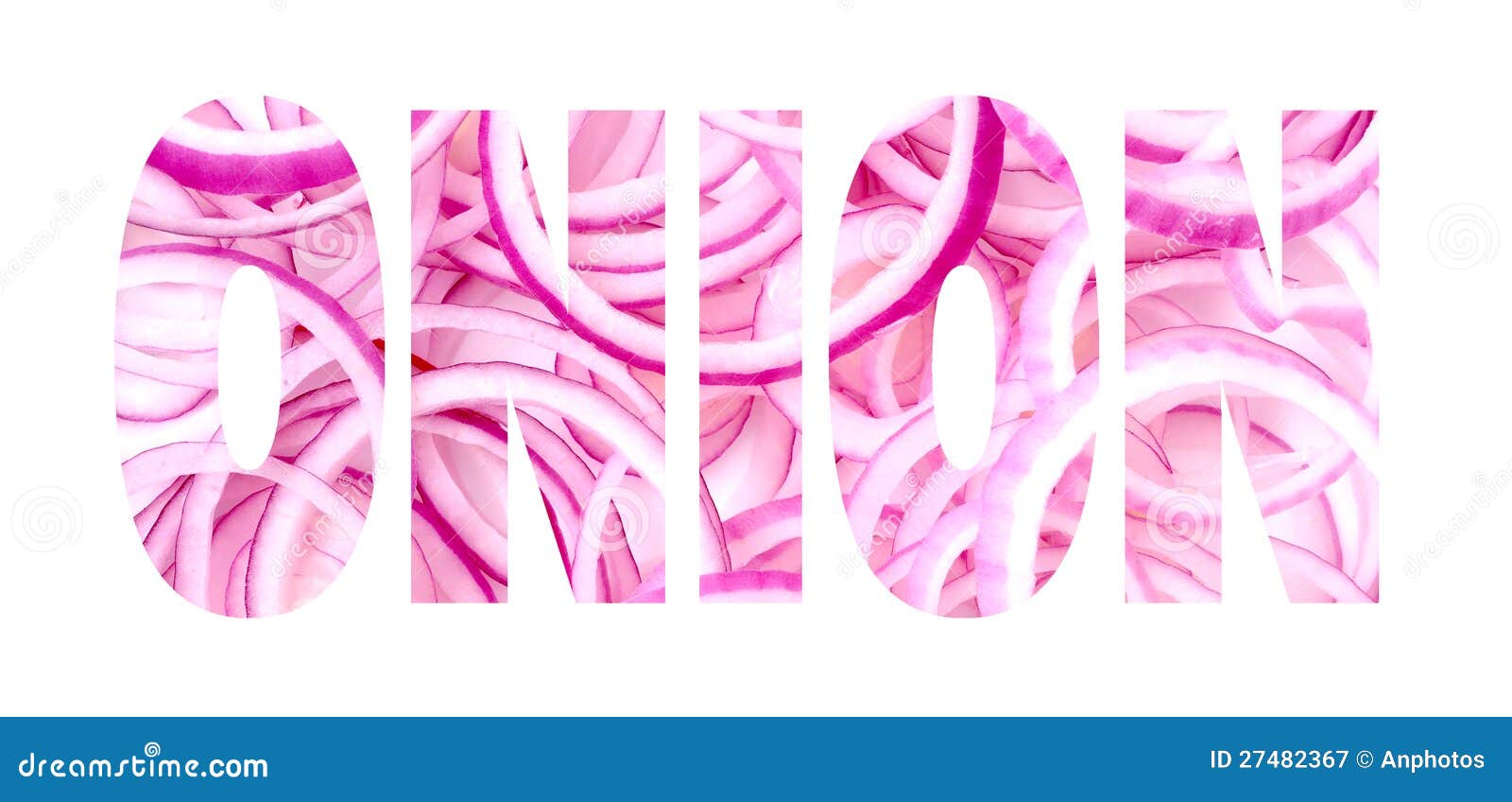 Onion word stock illustration. Illustration of pink, natural 27482367