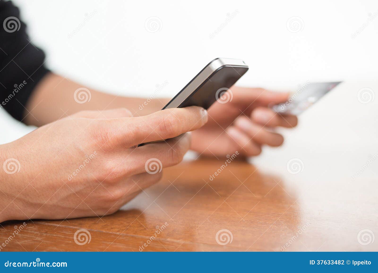 Online Banking with Smartphone Stock Photo - Image of cellular, reading ...