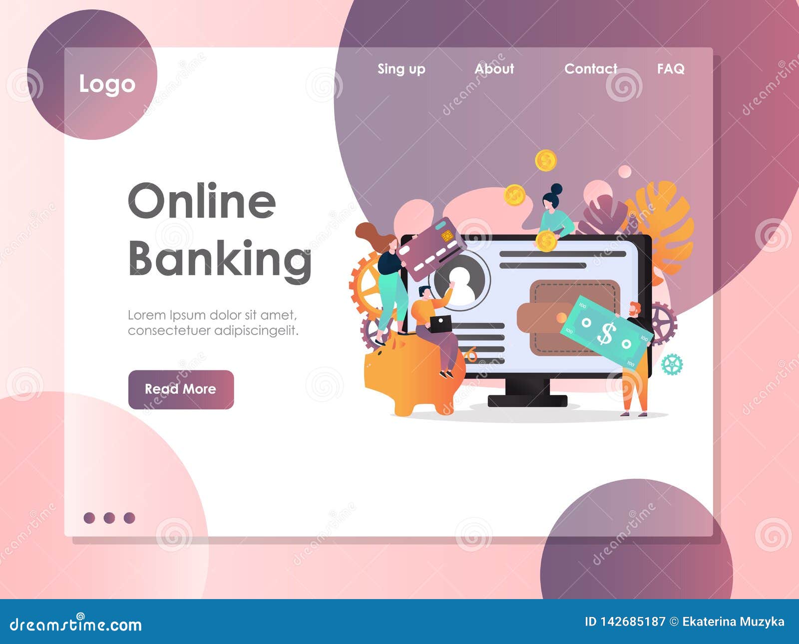 online banking design
