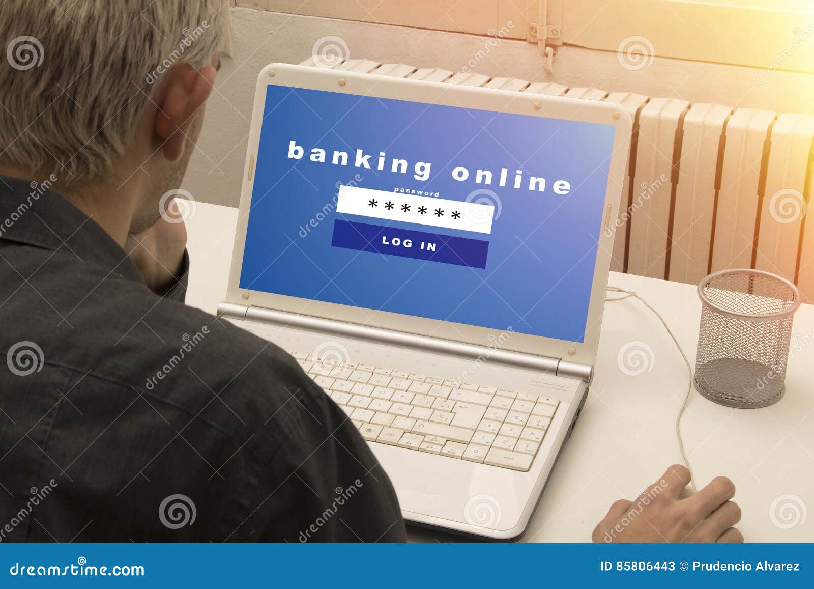 Online Banking Stock Image Image Of Online Office Showing