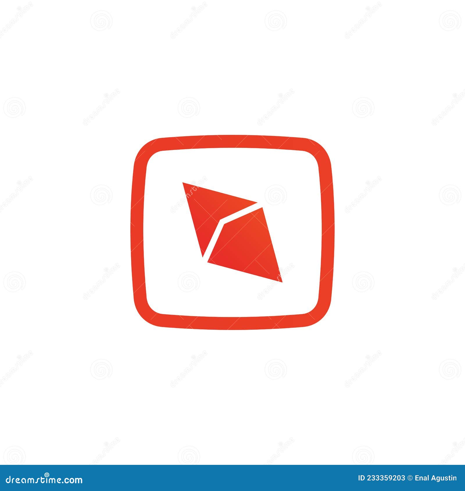 Online Compass App Logo Design Stock Vector Illustration of compass