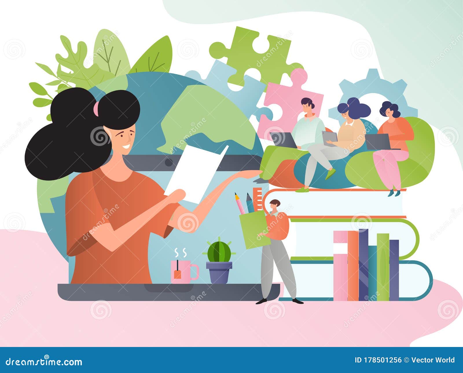 Online Course, Education in Internet Concept Vector Illustration. People Cartoon Characters Do Coursework Stock Vector - Illustration of icon, coursework: 178501256 Online Course, Education in Internet Concept Vector Illustration. People Cartoon Characters Do Coursework Stock Vector - Illustration of icon, coursework: 178501256