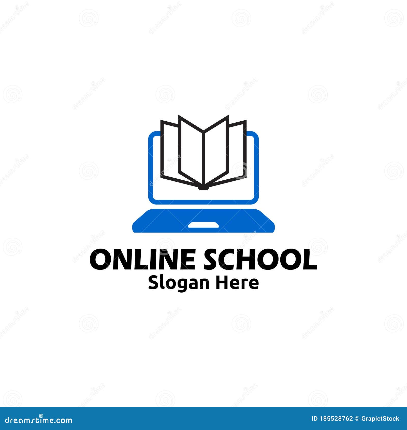 Online Education Logo Design Template. Online Course Logo Design ...