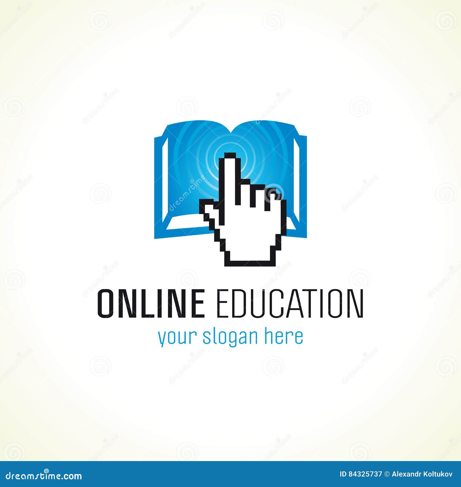 Online Education Vector Logo Stock Vector Illustration Of Idea Debate 84325737