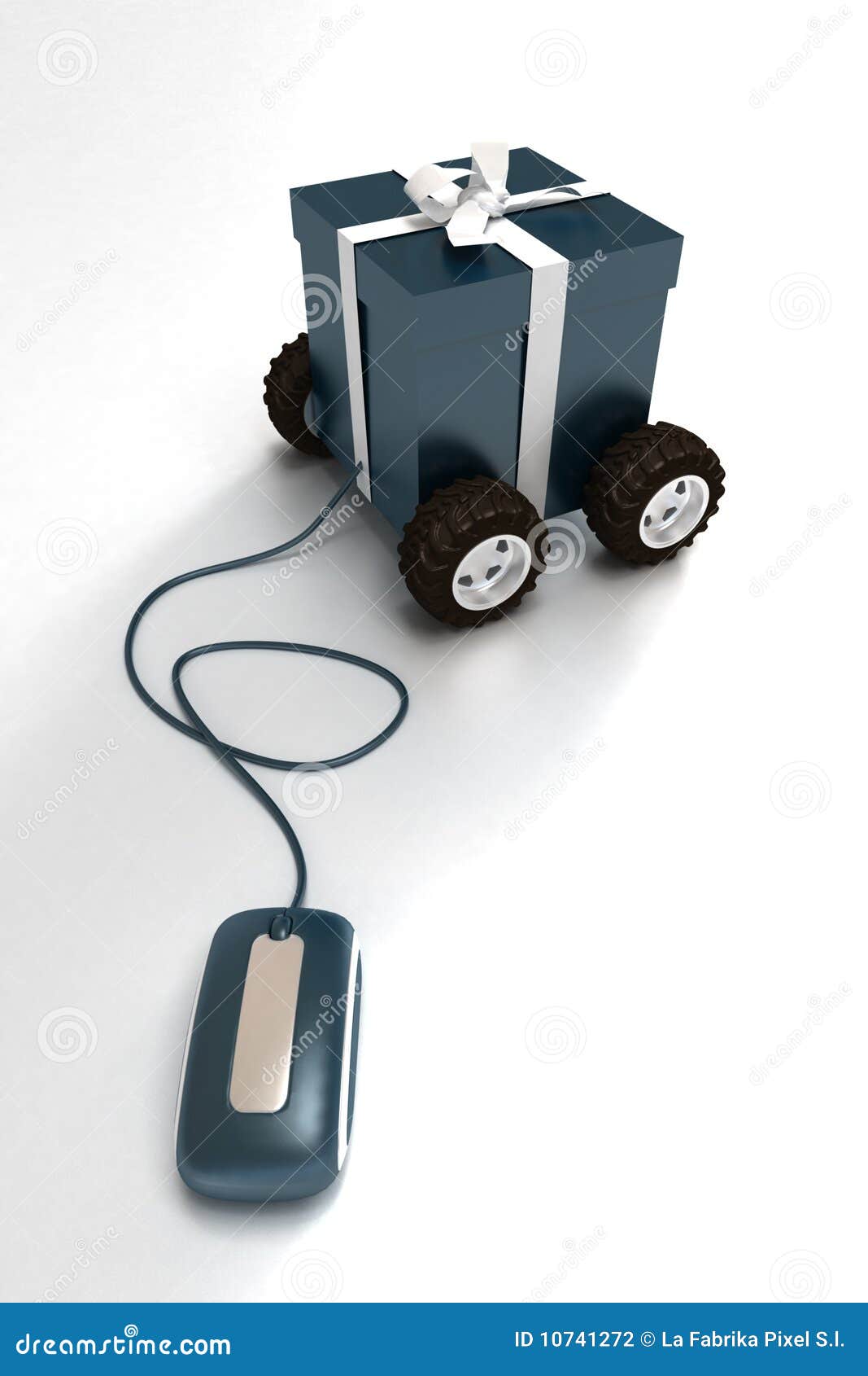 Online gift delivery stock illustration. Illustration of anniversary 10741272