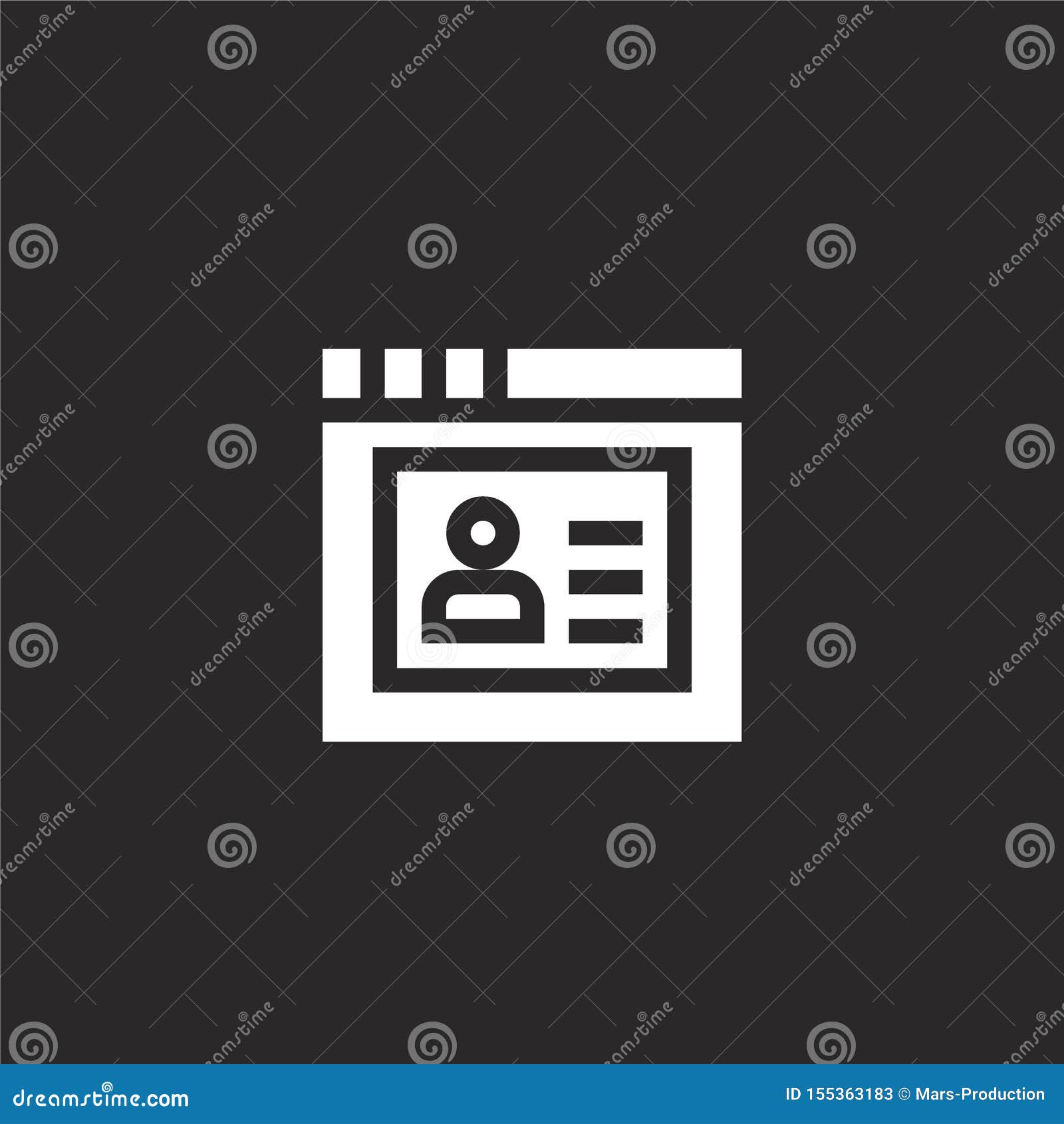 Online Interview Icon. Filled Online Interview Icon For ...
