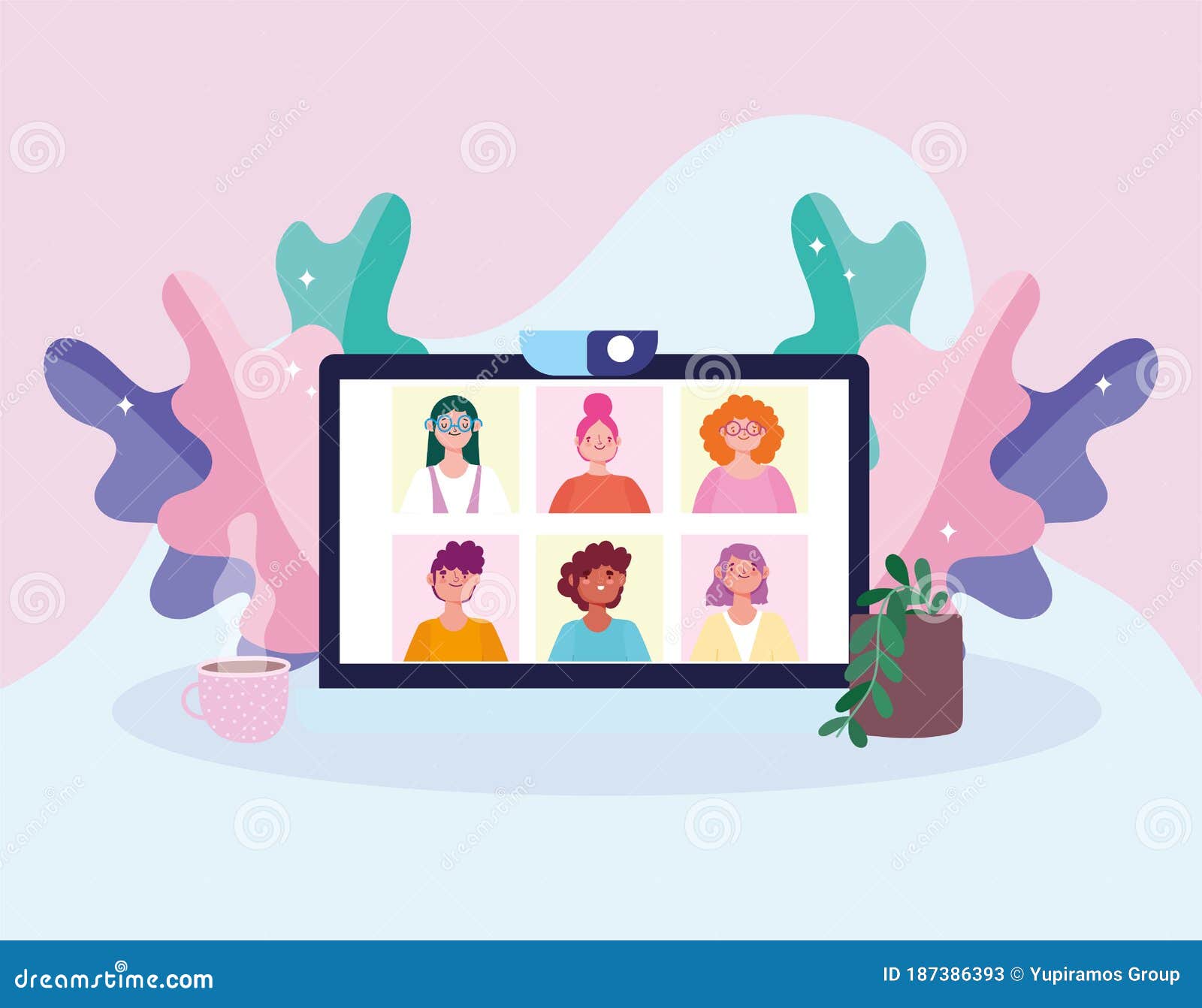 Webcam Computer Stock Illustrations – 11,182 Webcam Computer Stock  Illustrations, Vectors & Clipart - Dreamstime